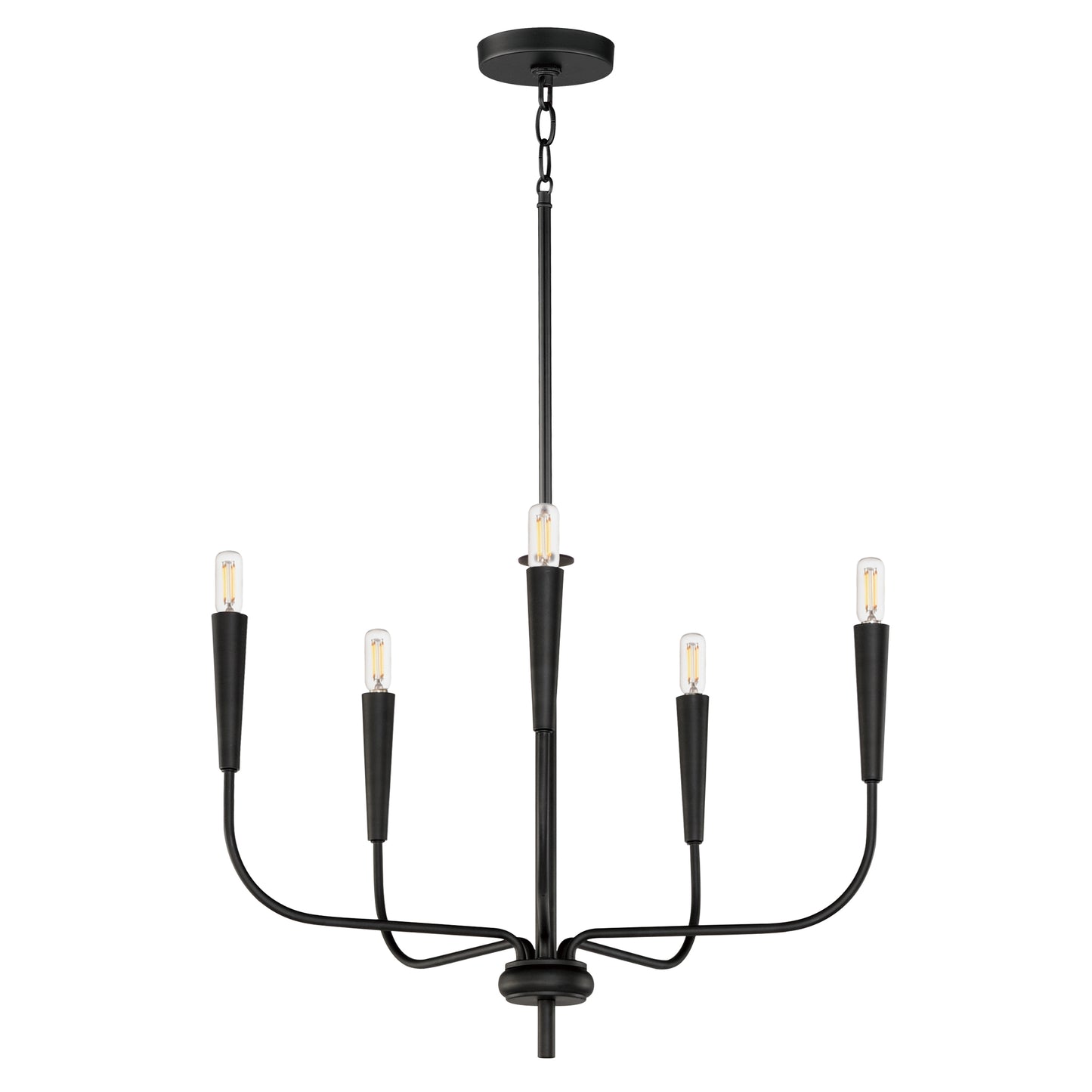 Vela 5-Light Chandelier Black by Maxim Lighting