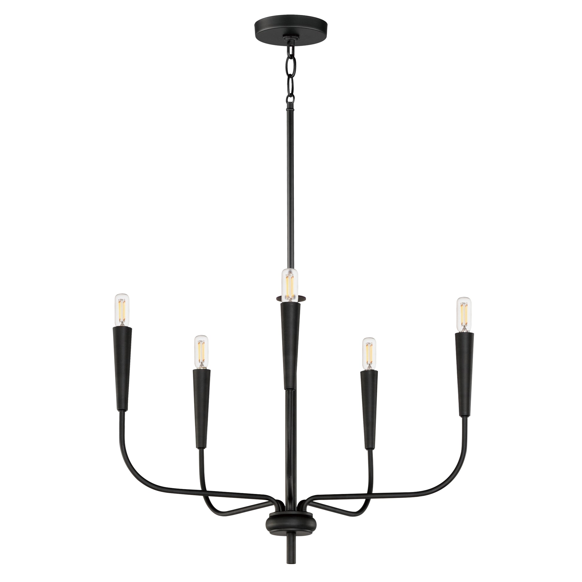 Vela 5-Light Chandelier Black by Maxim Lighting