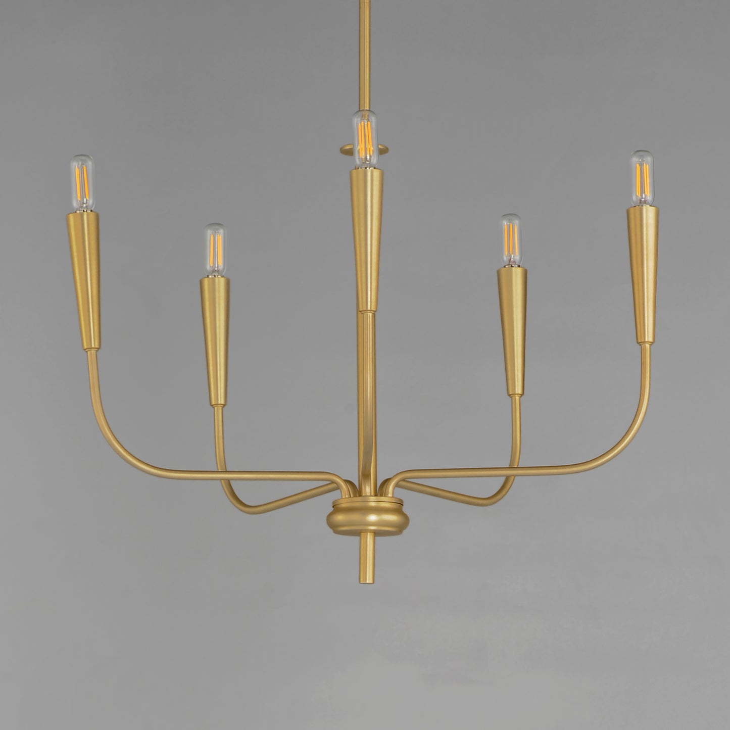 Vela 5-Light Chandelier Satin Brass by Maxim Lighting