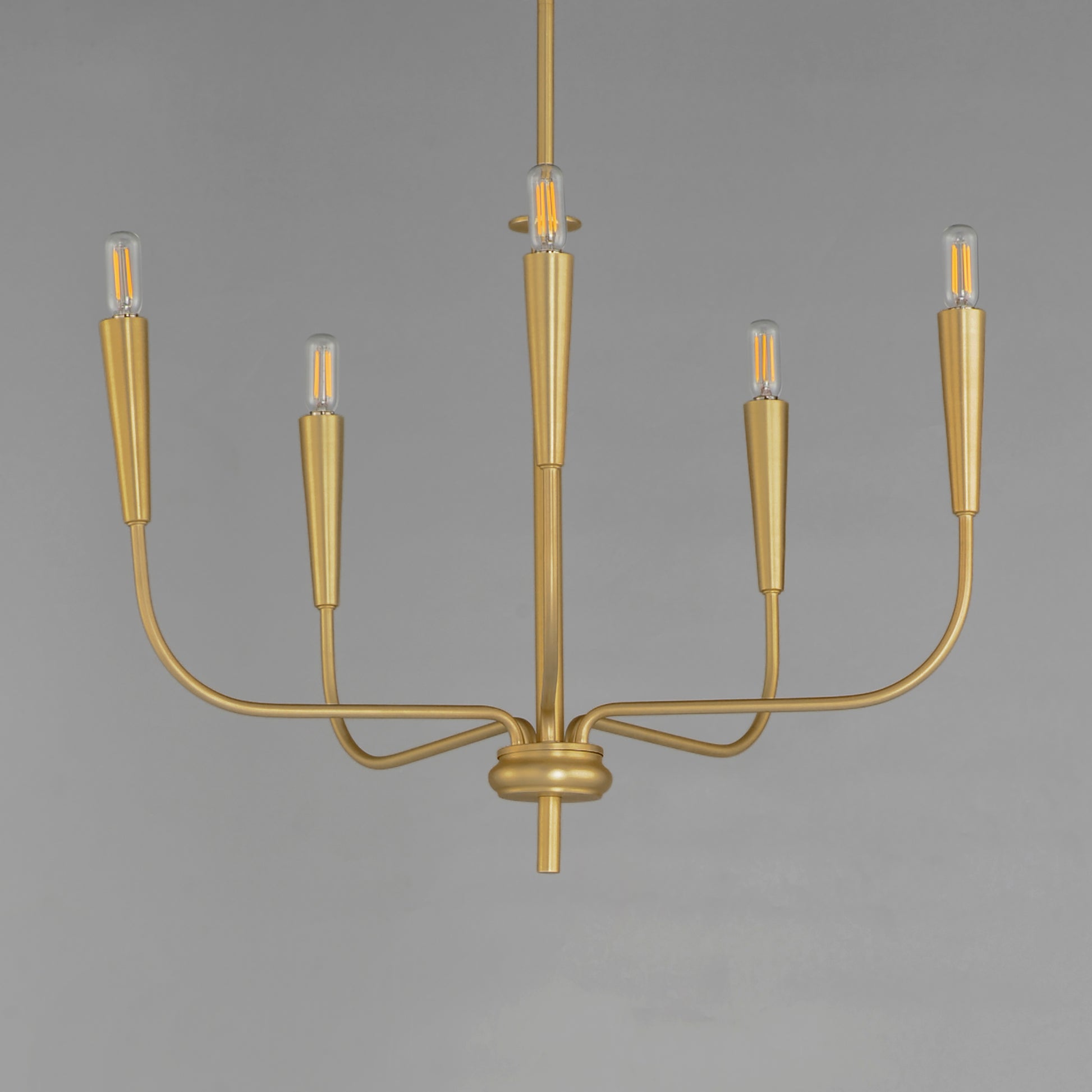 Vela 5-Light Chandelier Satin Brass by Maxim Lighting