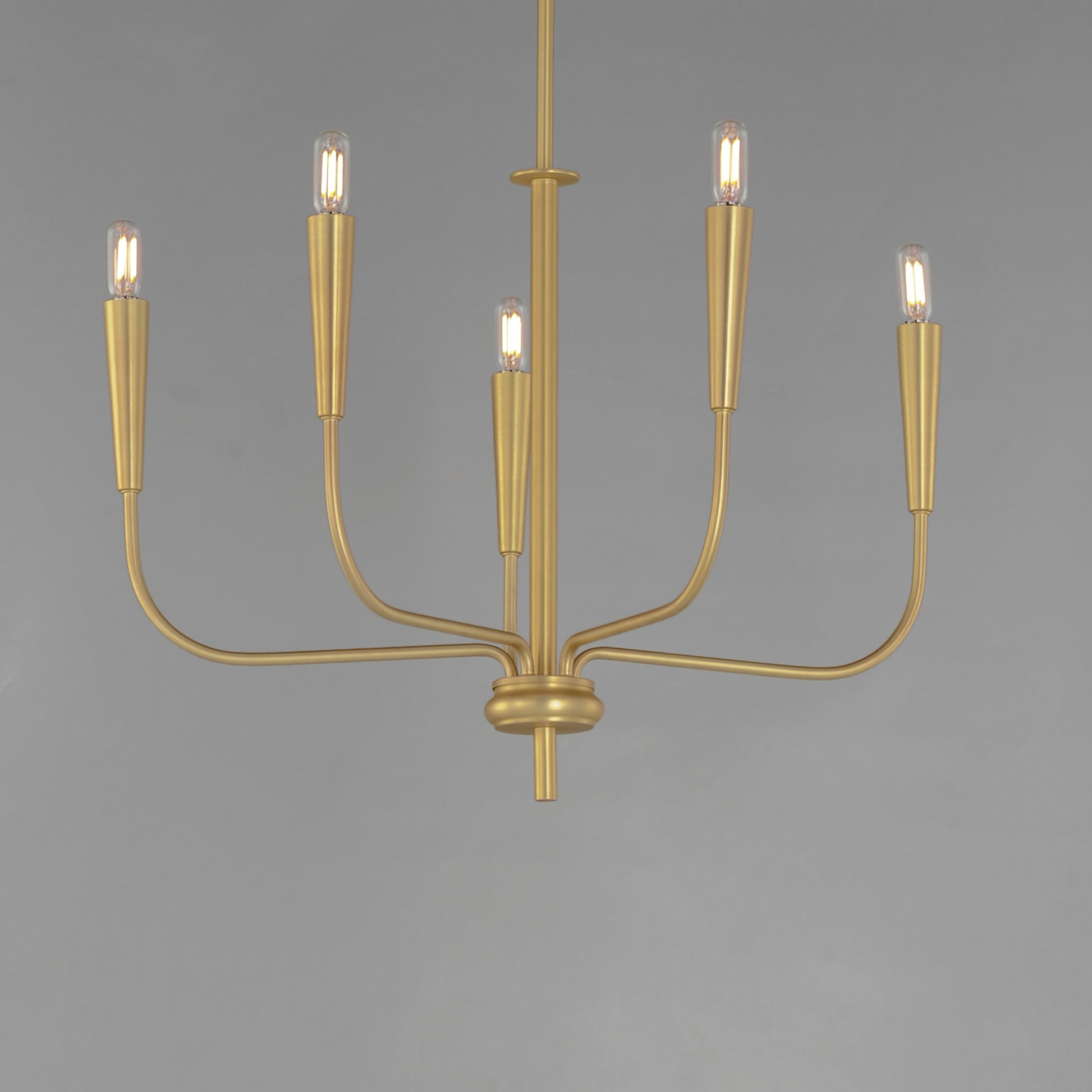 Vela 5-Light Chandelier Satin Brass by Maxim Lighting
