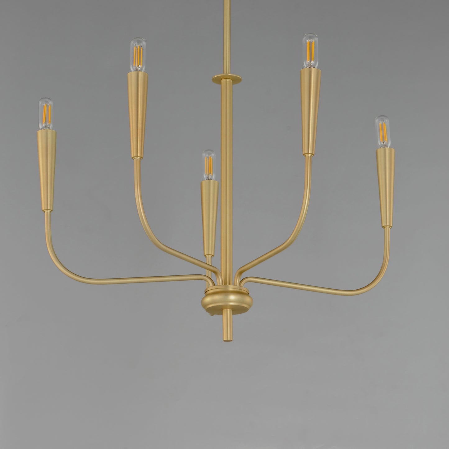 Vela 5-Light Chandelier Satin Brass by Maxim Lighting