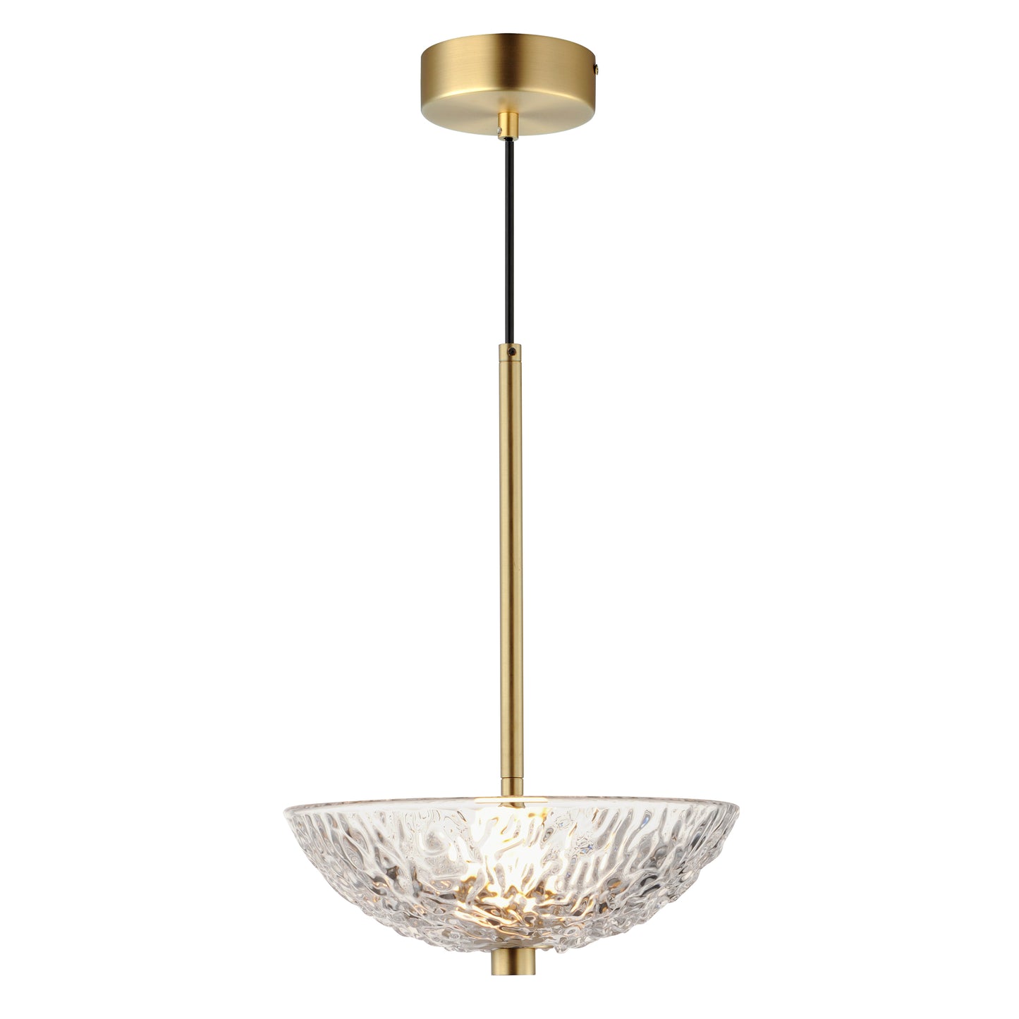 Metropolis LED Pendant Satin Brass by Maxim Lighting