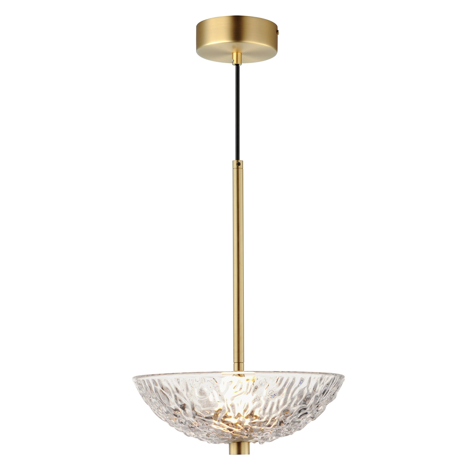 Metropolis LED Pendant Satin Brass by Maxim Lighting