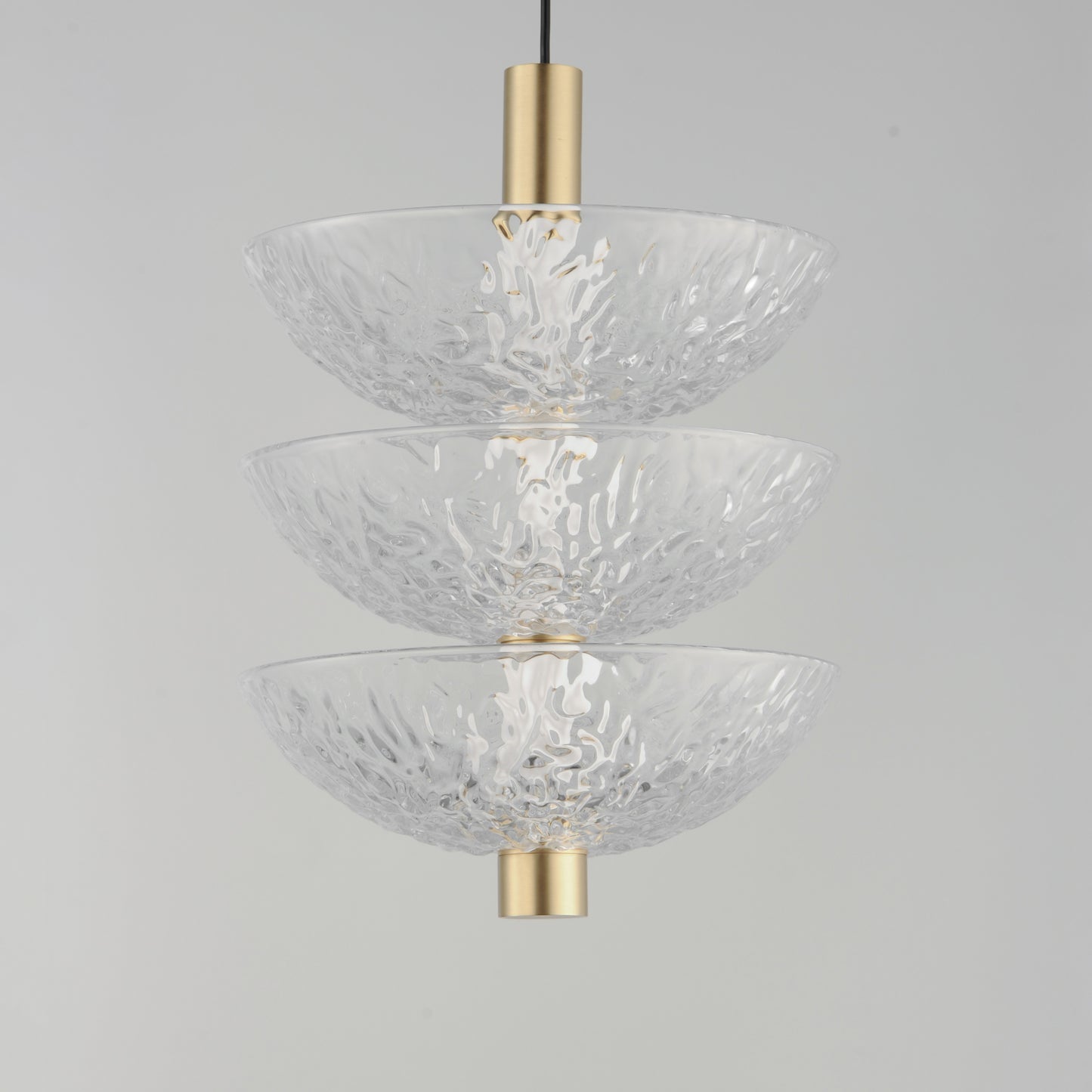 Metropolis 3-Light LED Pendant Satin Brass by Maxim Lighting