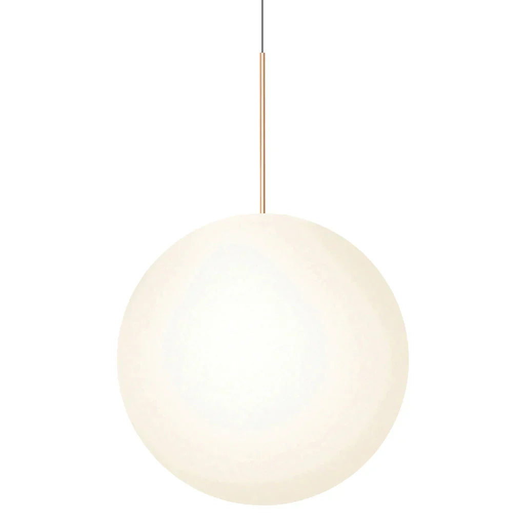 Pablo Designs Bola Sphere LED Pendant – 24" Sphere / Matte Black / 3000K