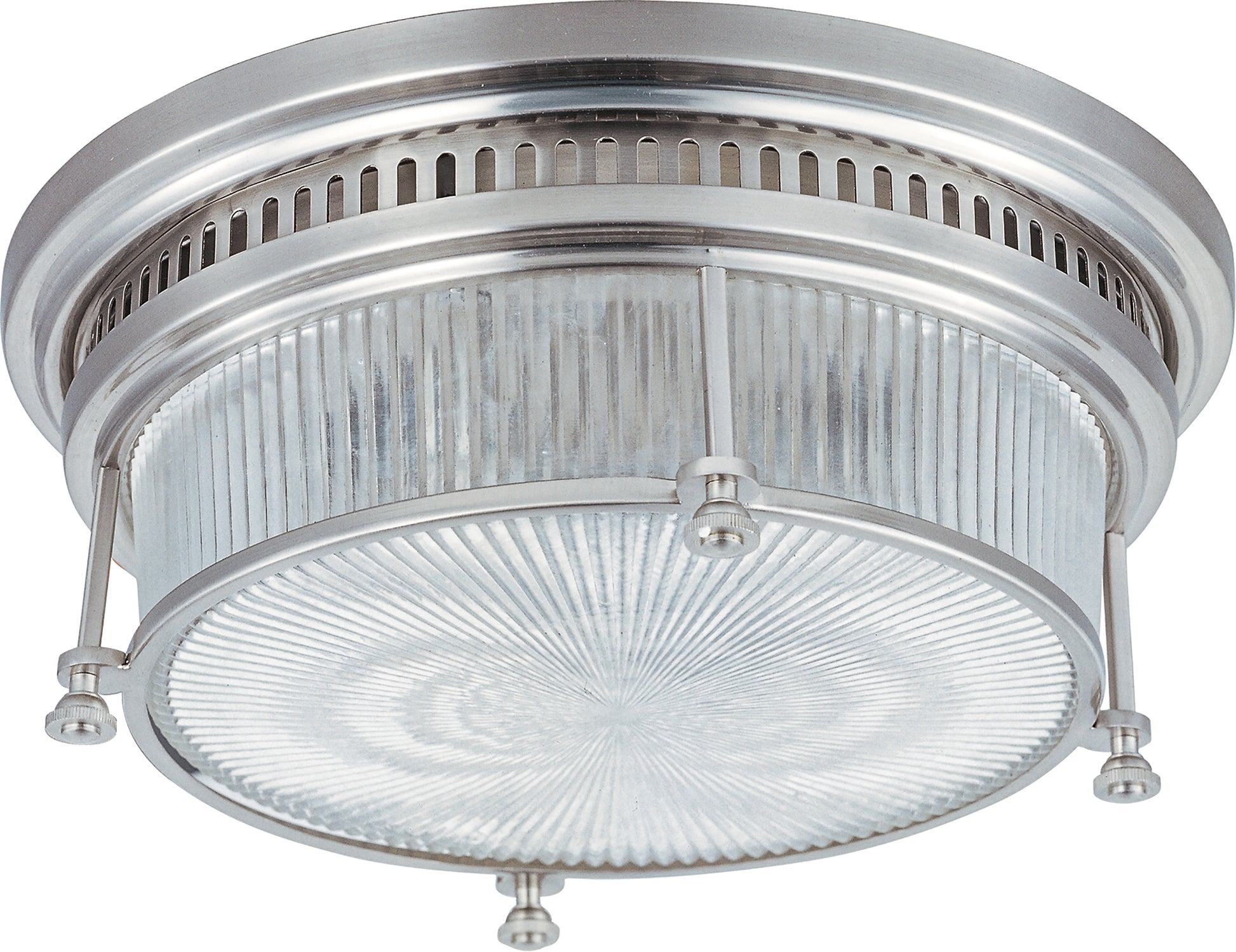 Hi-Bay 2-Light Flush Mount Satin Nickel by Maxim Lighting