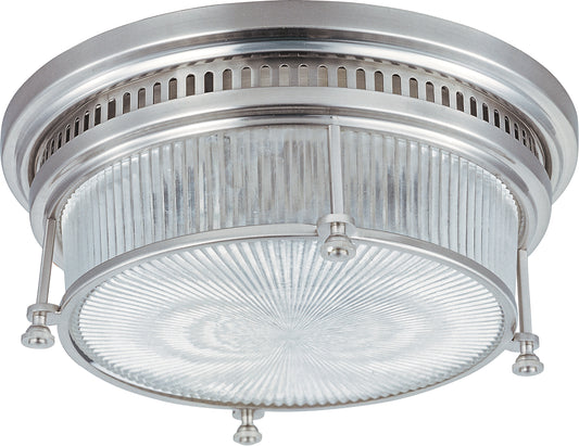 Hi-Bay 2-Light Flush Mount Satin Nickel by Maxim Lighting
