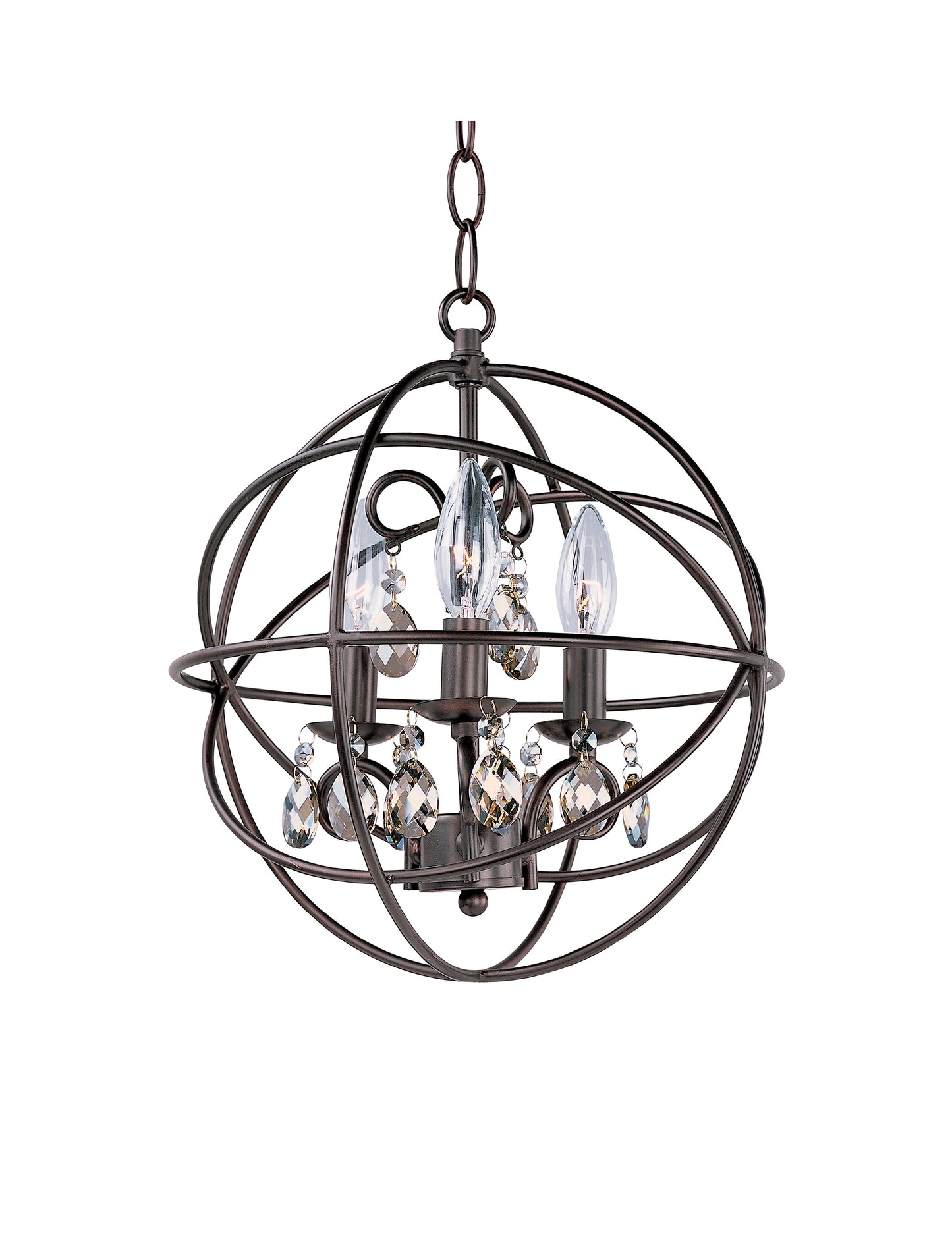 Orbit 3-Light Pendant Oil Rubbed Bronze by Maxim Lighting