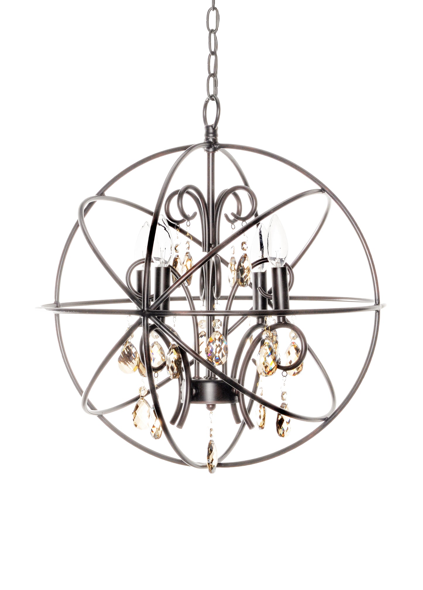 Orbit 4-Light Pendant Oil Rubbed Bronze by Maxim Lighting