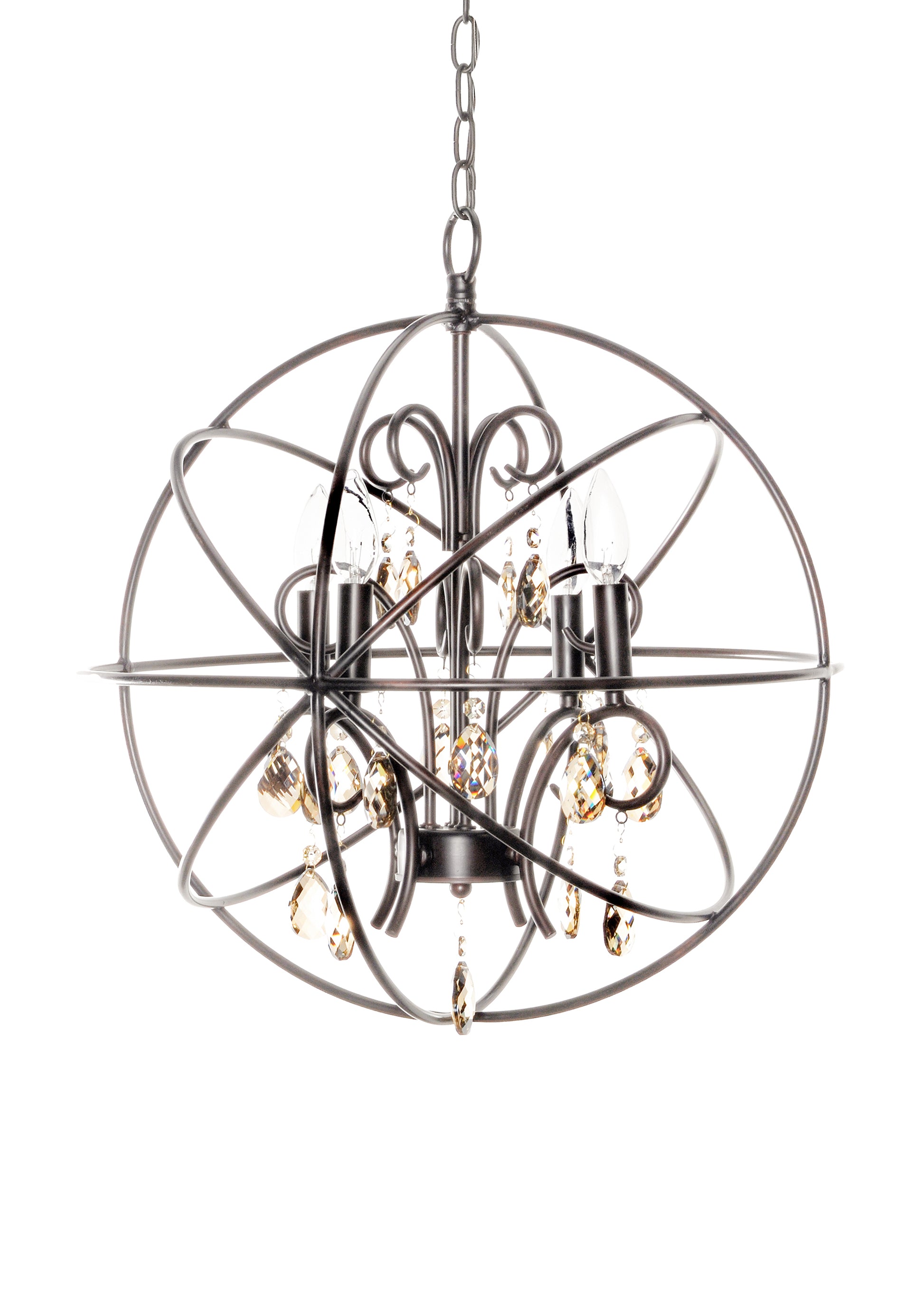 Orbit 4-Light Pendant Oil Rubbed Bronze by Maxim Lighting