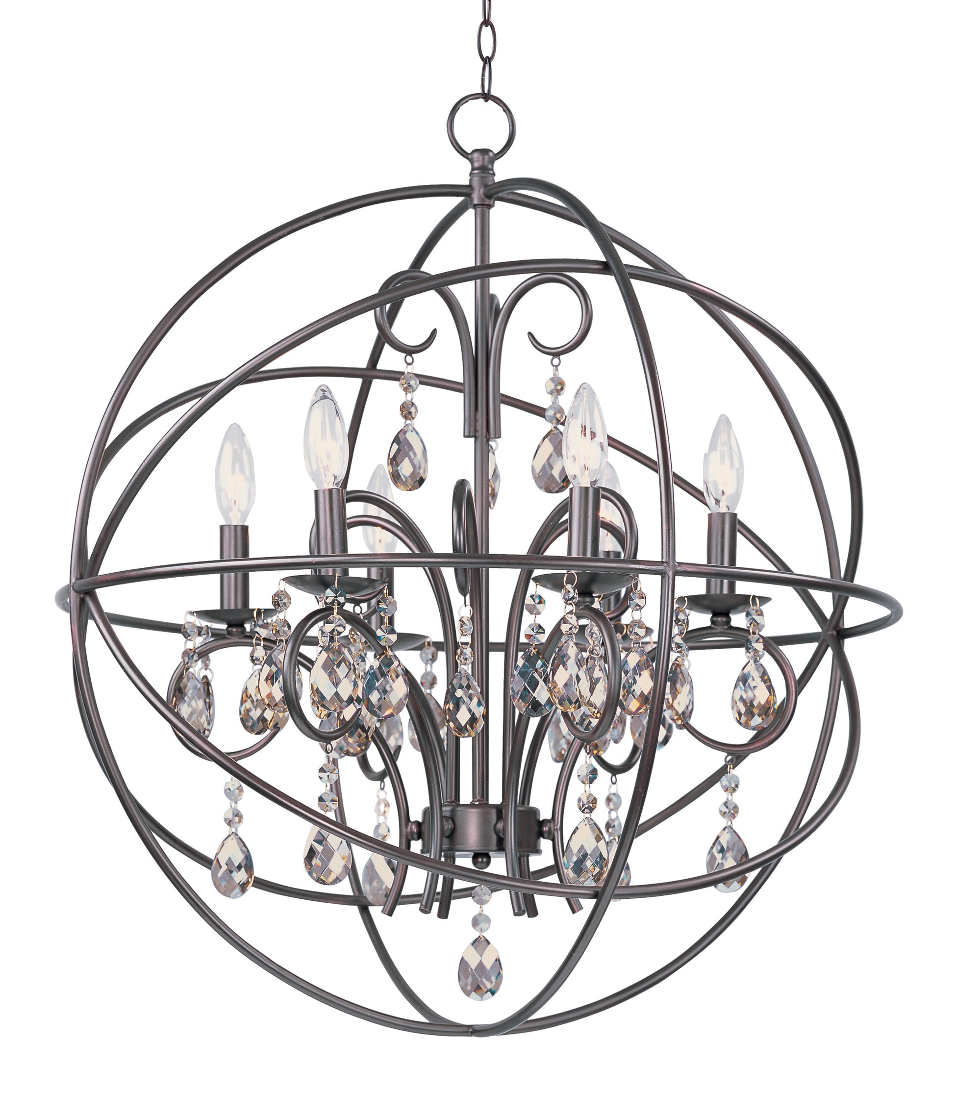 Orbit 6-Light Pendant Oil Rubbed Bronze by Maxim Lighting