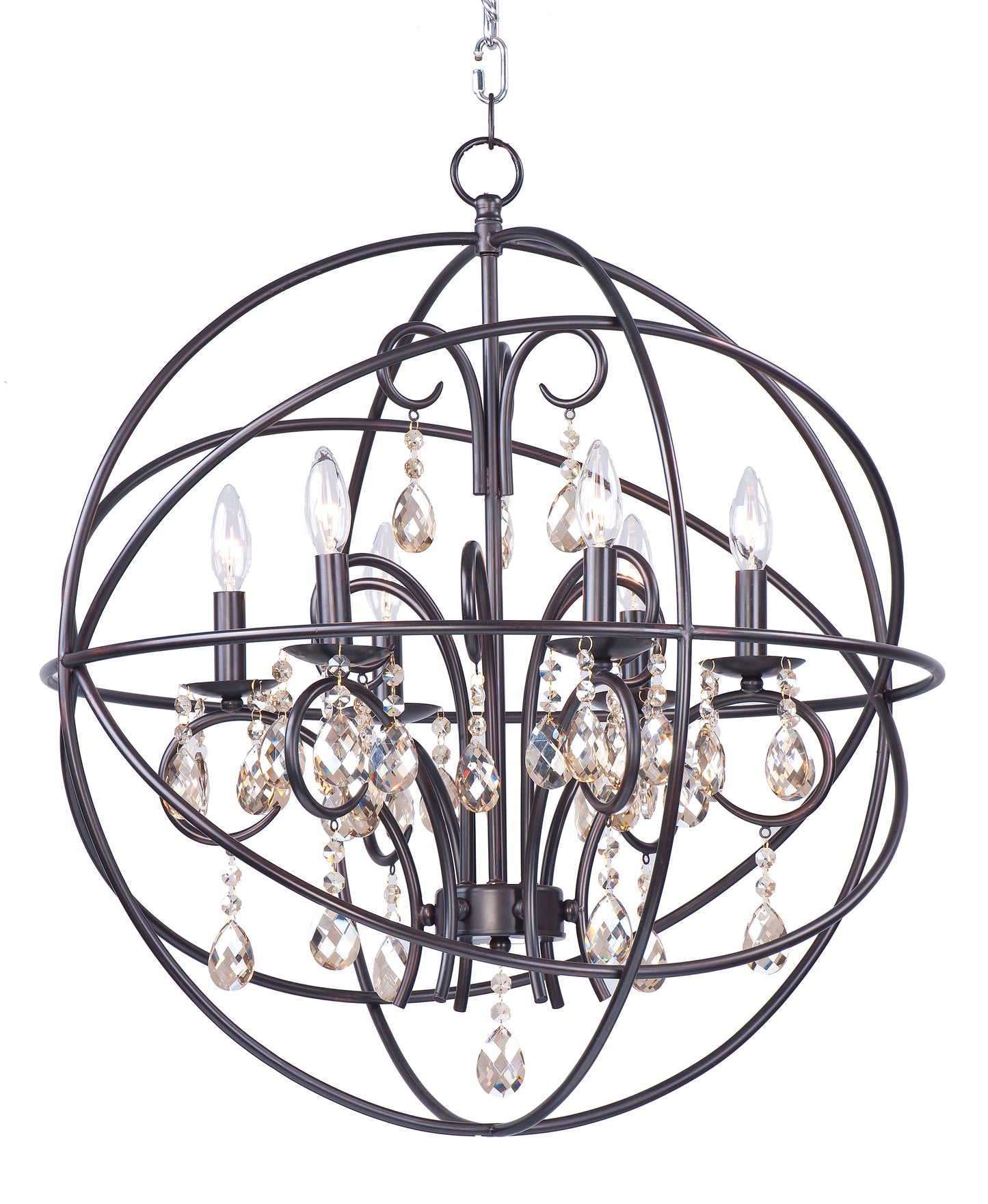 Orbit 6-Light Pendant Oil Rubbed Bronze by Maxim Lighting