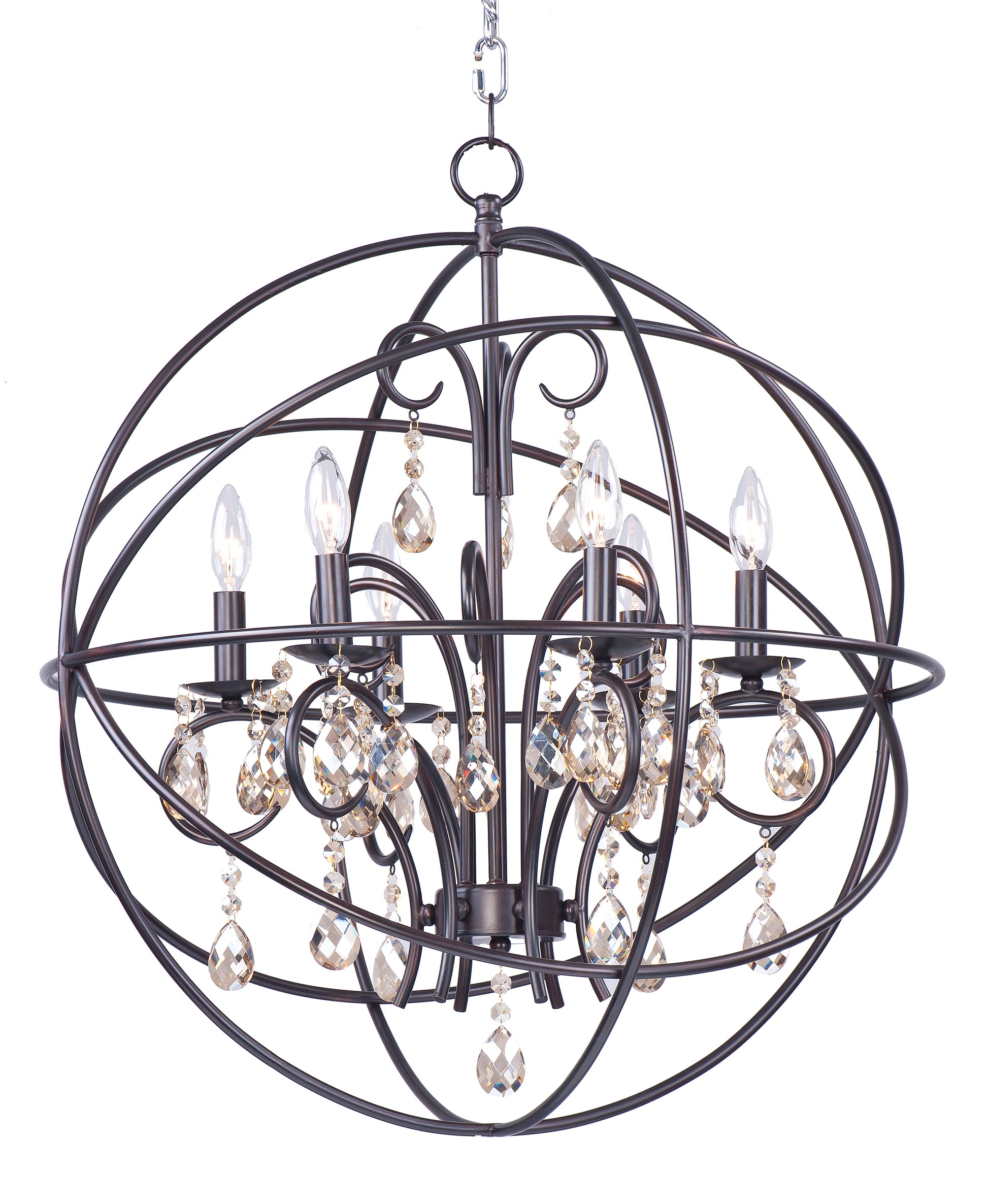 Orbit 6-Light Pendant Oil Rubbed Bronze by Maxim Lighting