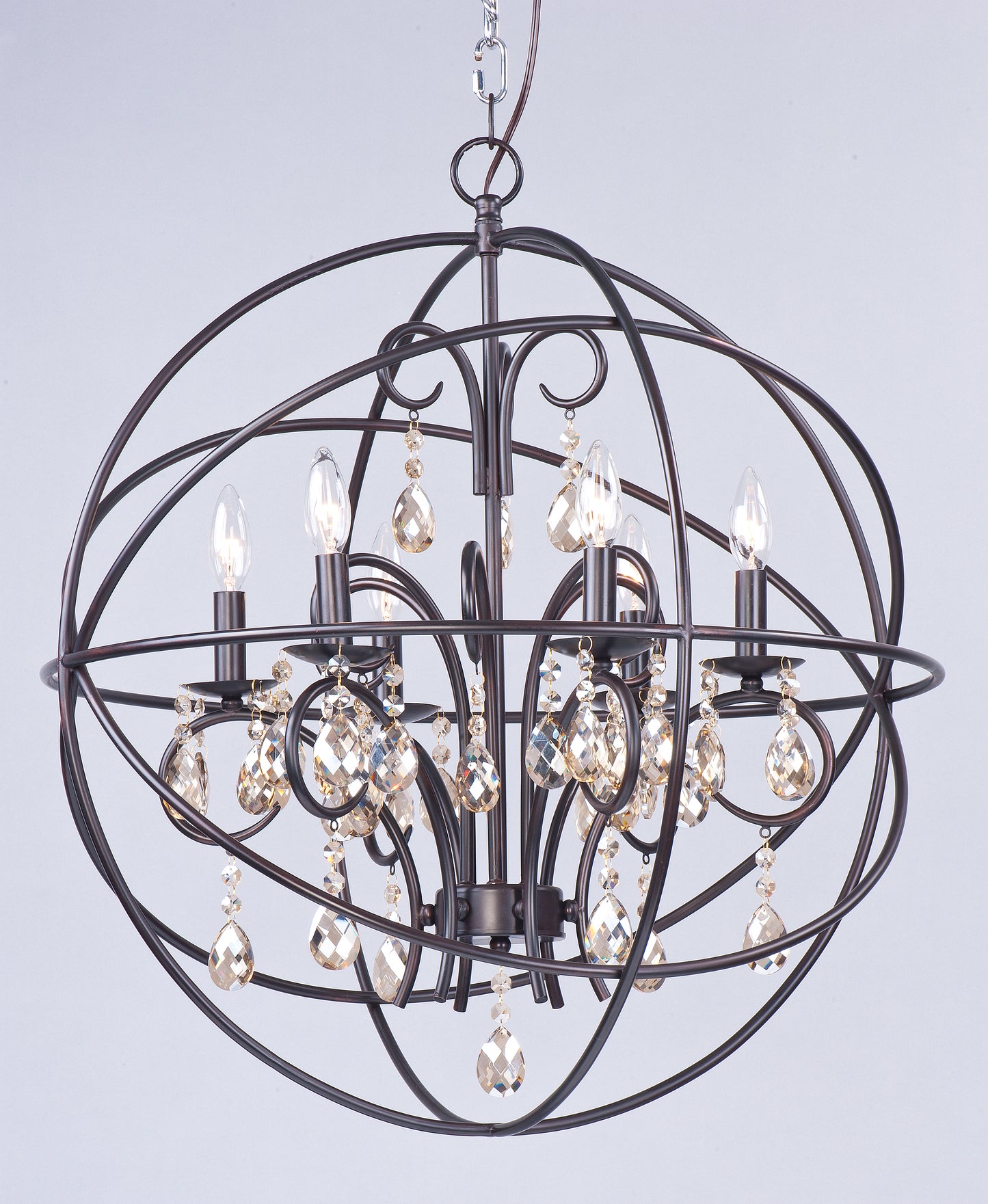 Orbit 6-Light Pendant Oil Rubbed Bronze by Maxim Lighting