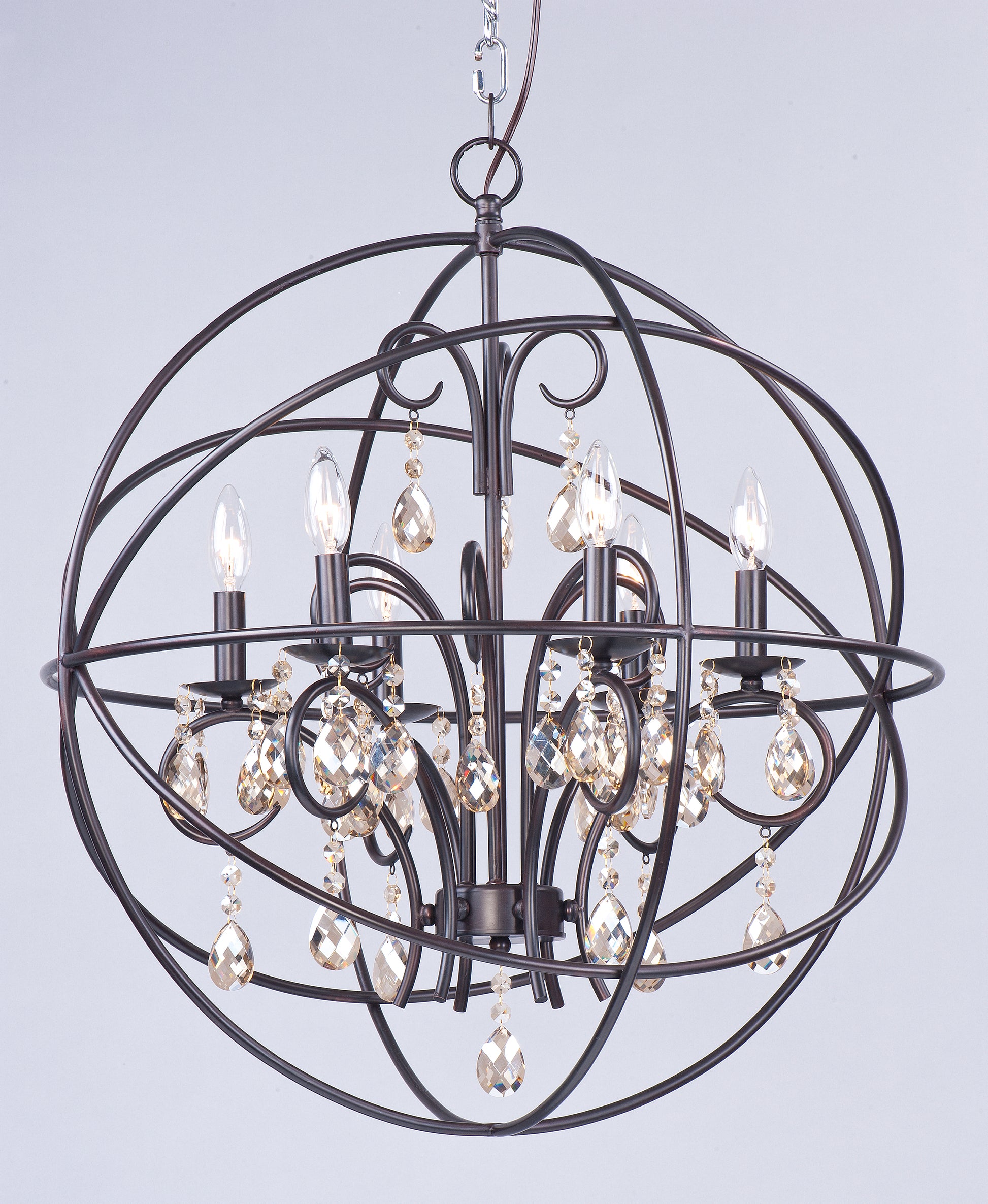 Orbit 6-Light Pendant Oil Rubbed Bronze by Maxim Lighting