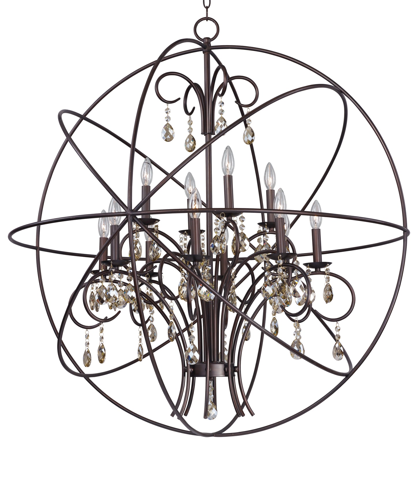 Orbit 12-Light Pendant Oil Rubbed Bronze by Maxim Lighting