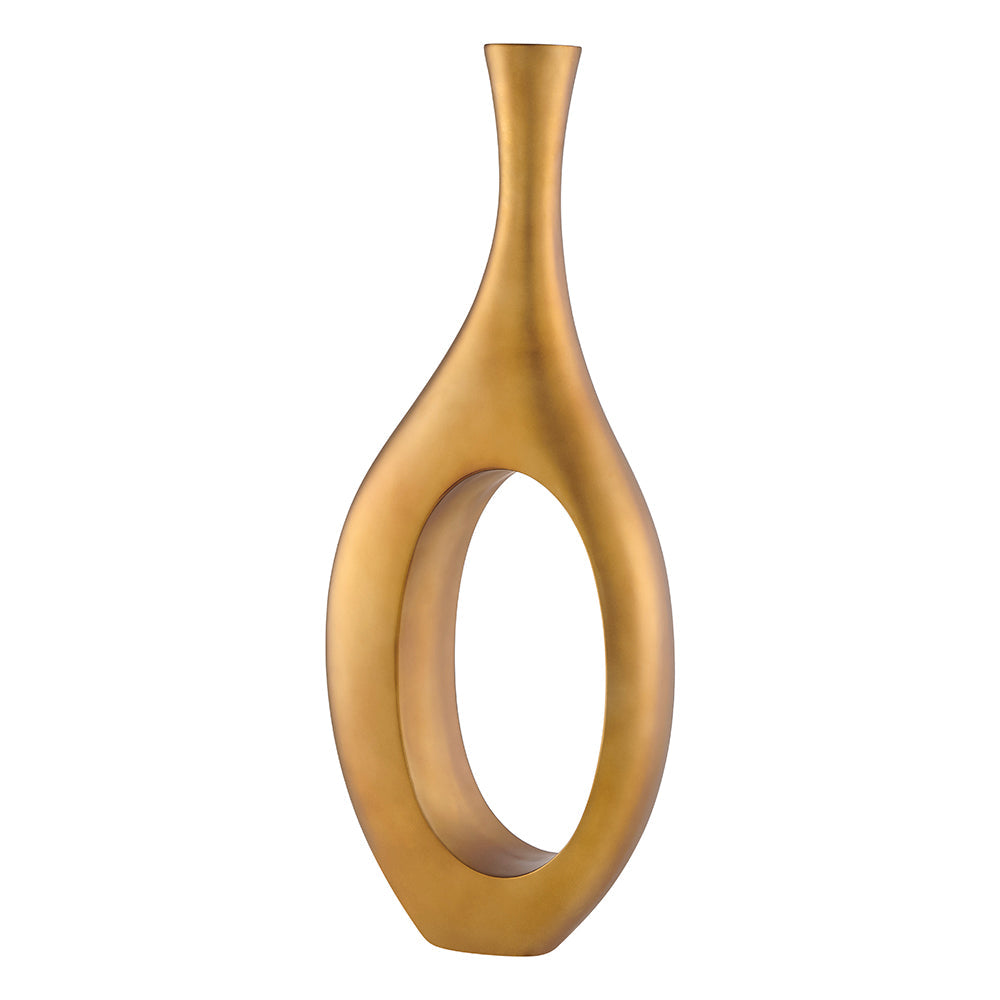 Trombone Vase Large Matte Bronze by Finesse Decor