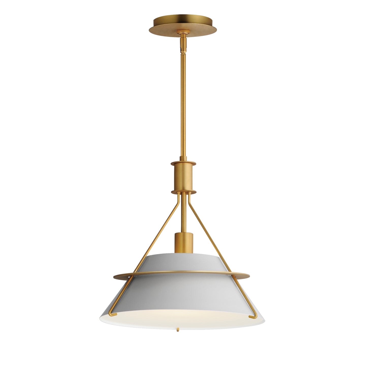 Lucas Pendant Natural Aged Brass by Maxim Lighting