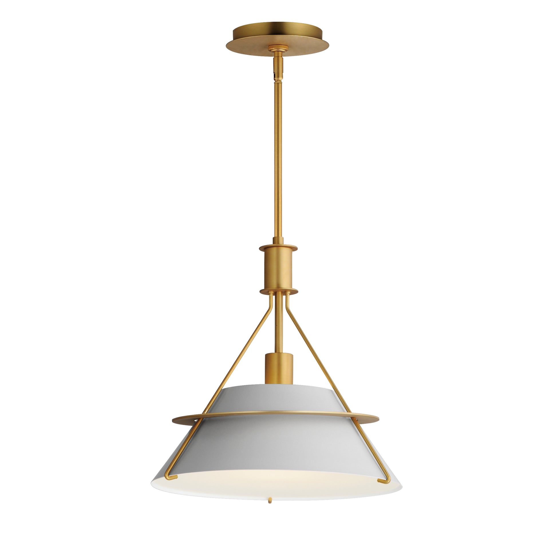 Lucas Pendant Natural Aged Brass by Maxim Lighting