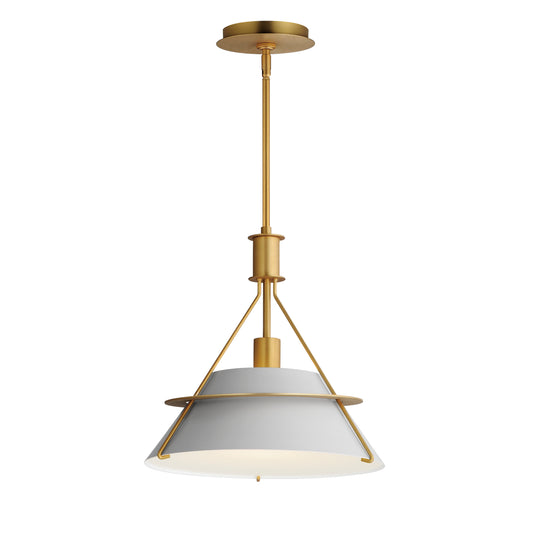 Lucas Pendant Natural Aged Brass by Maxim Lighting