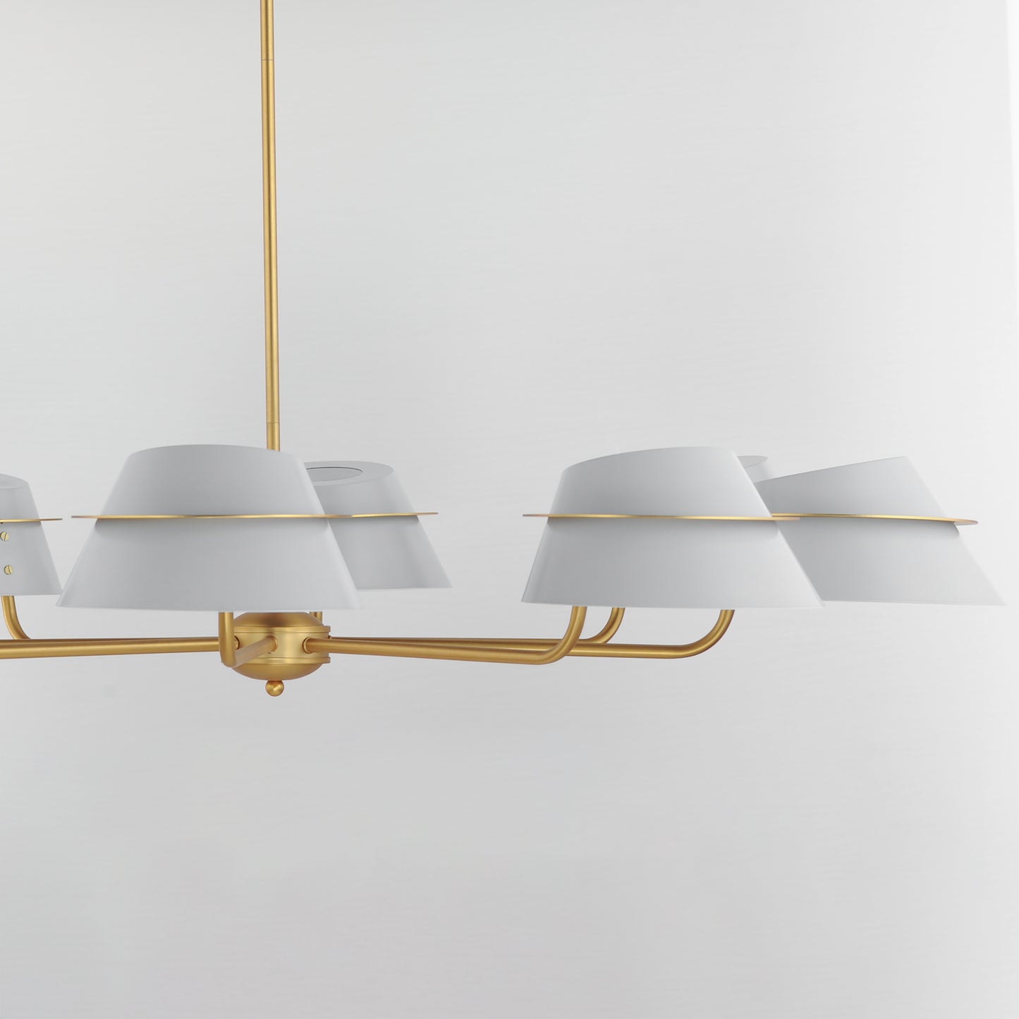 Lucas 8-Light Chandelier Natural Aged Brass by Maxim Lighting