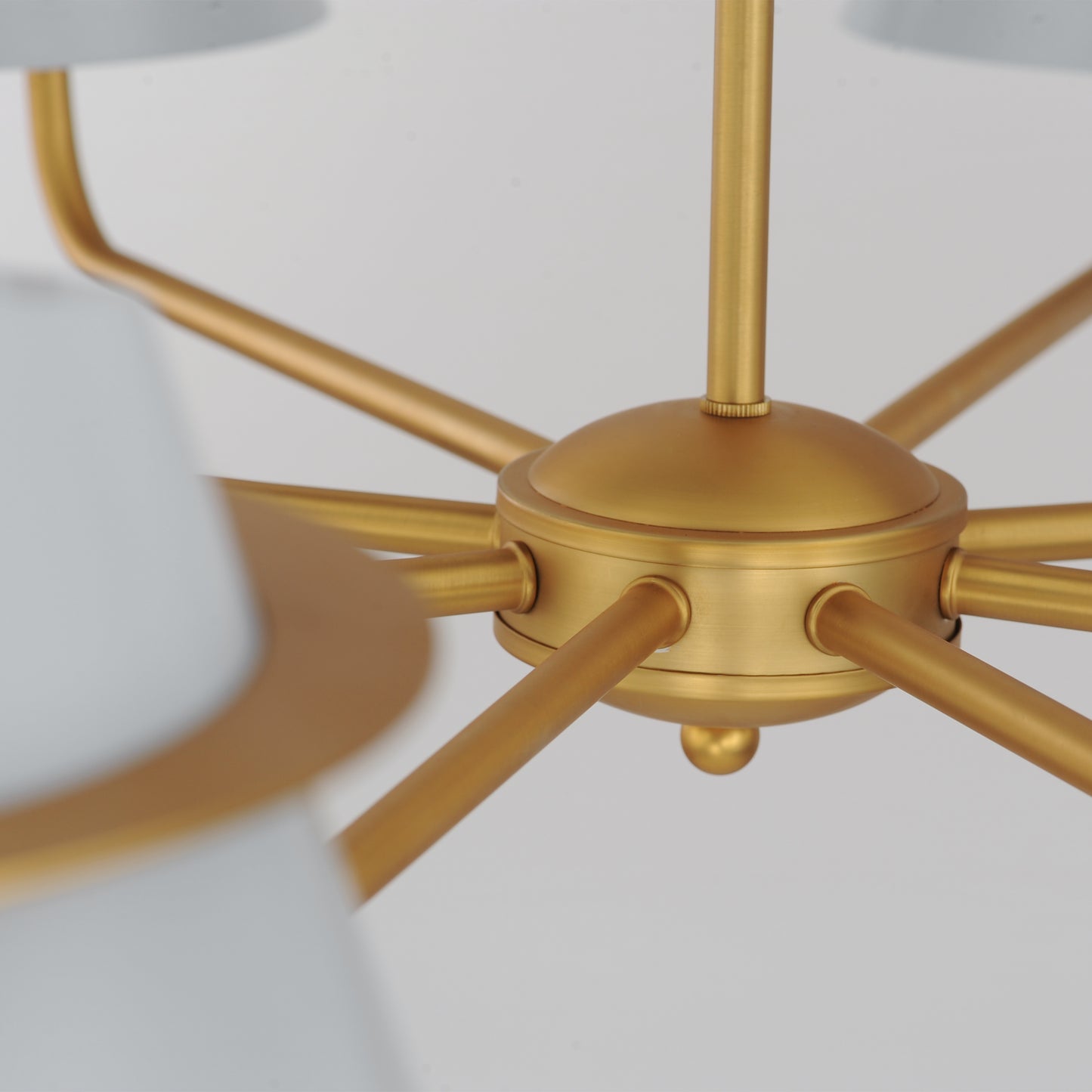 Lucas 8-Light Chandelier Natural Aged Brass by Maxim Lighting