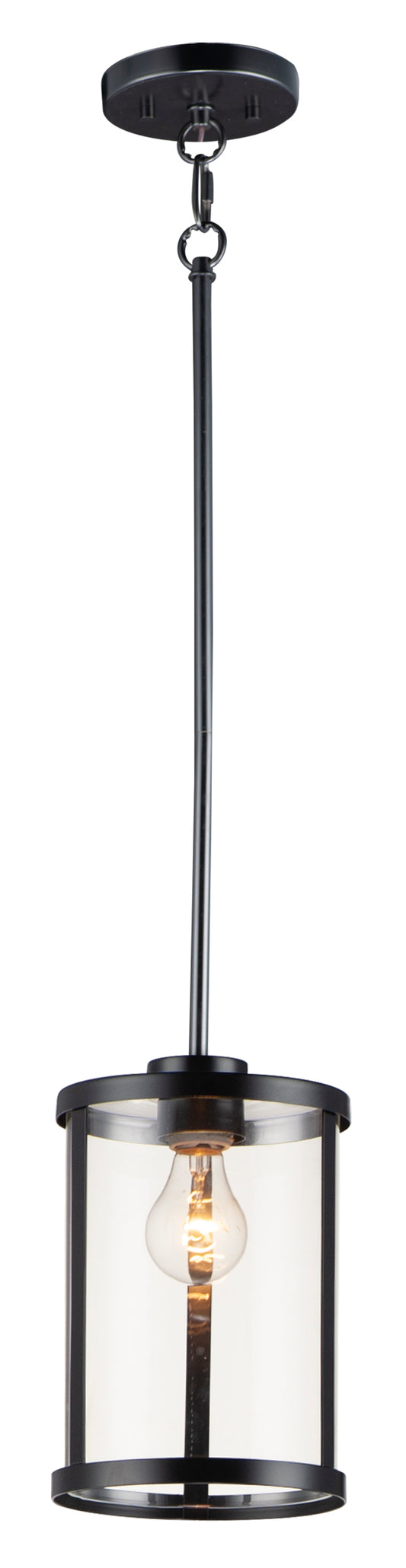Sentinel Mini Pendant Black by Maxim Lighting