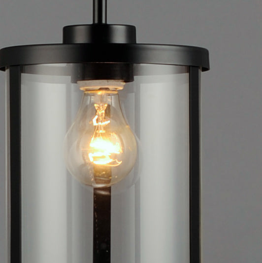 Sentinel Mini Pendant Black by Maxim Lighting