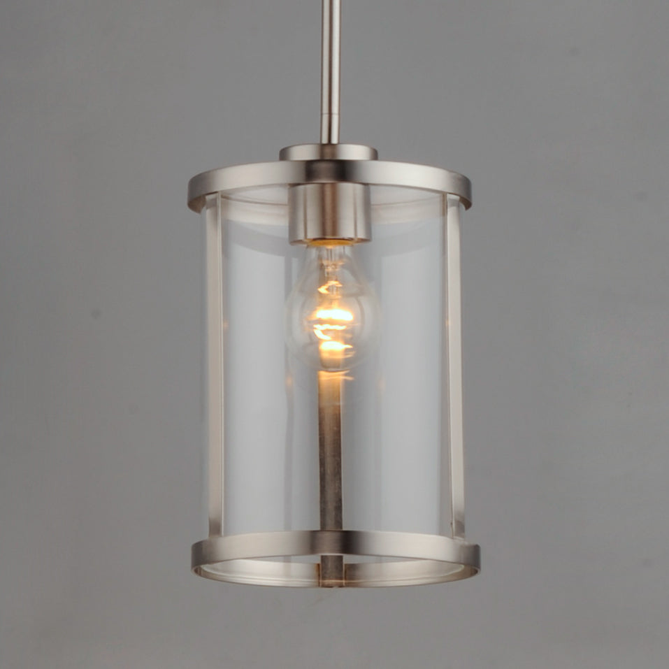 Sentinel Mini Pendant Satin Nickel by Maxim Lighting
