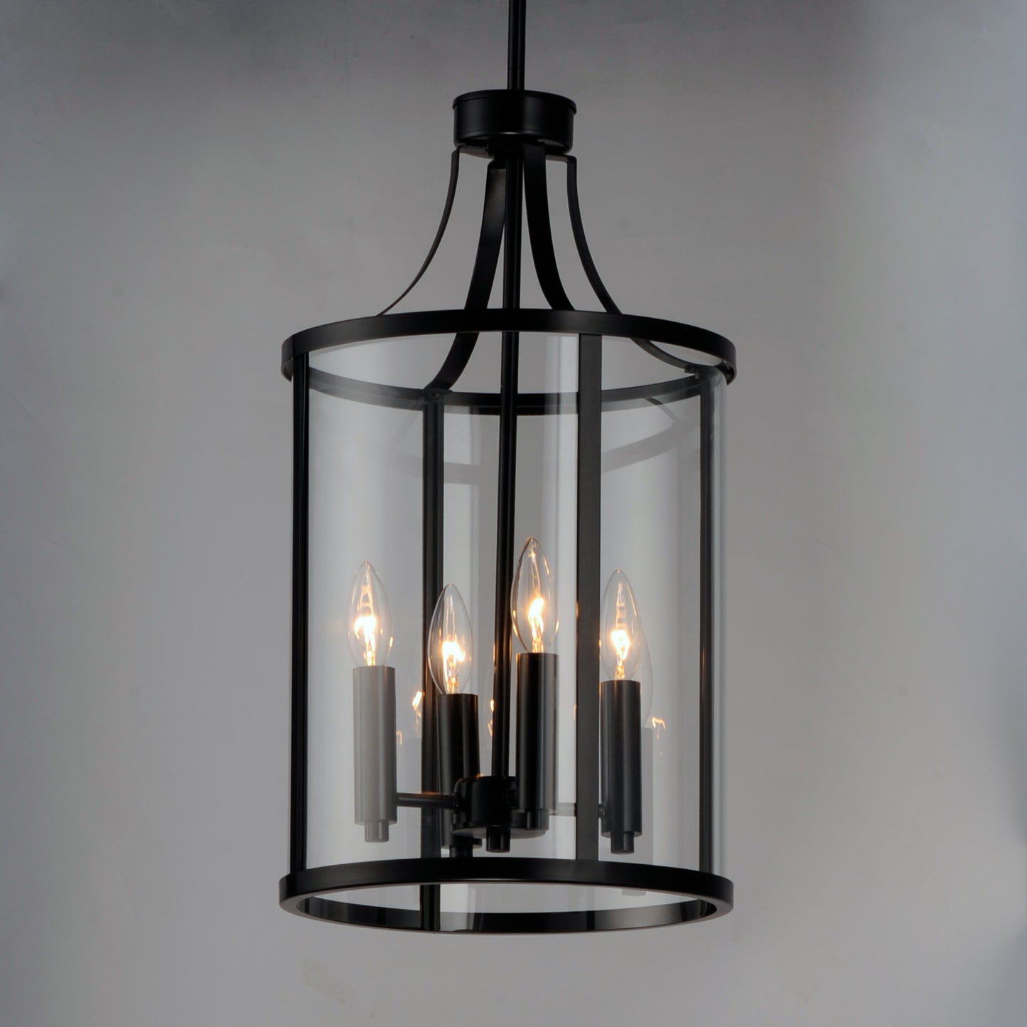 Sentinel 4-Light Pendant Black by Maxim Lighting