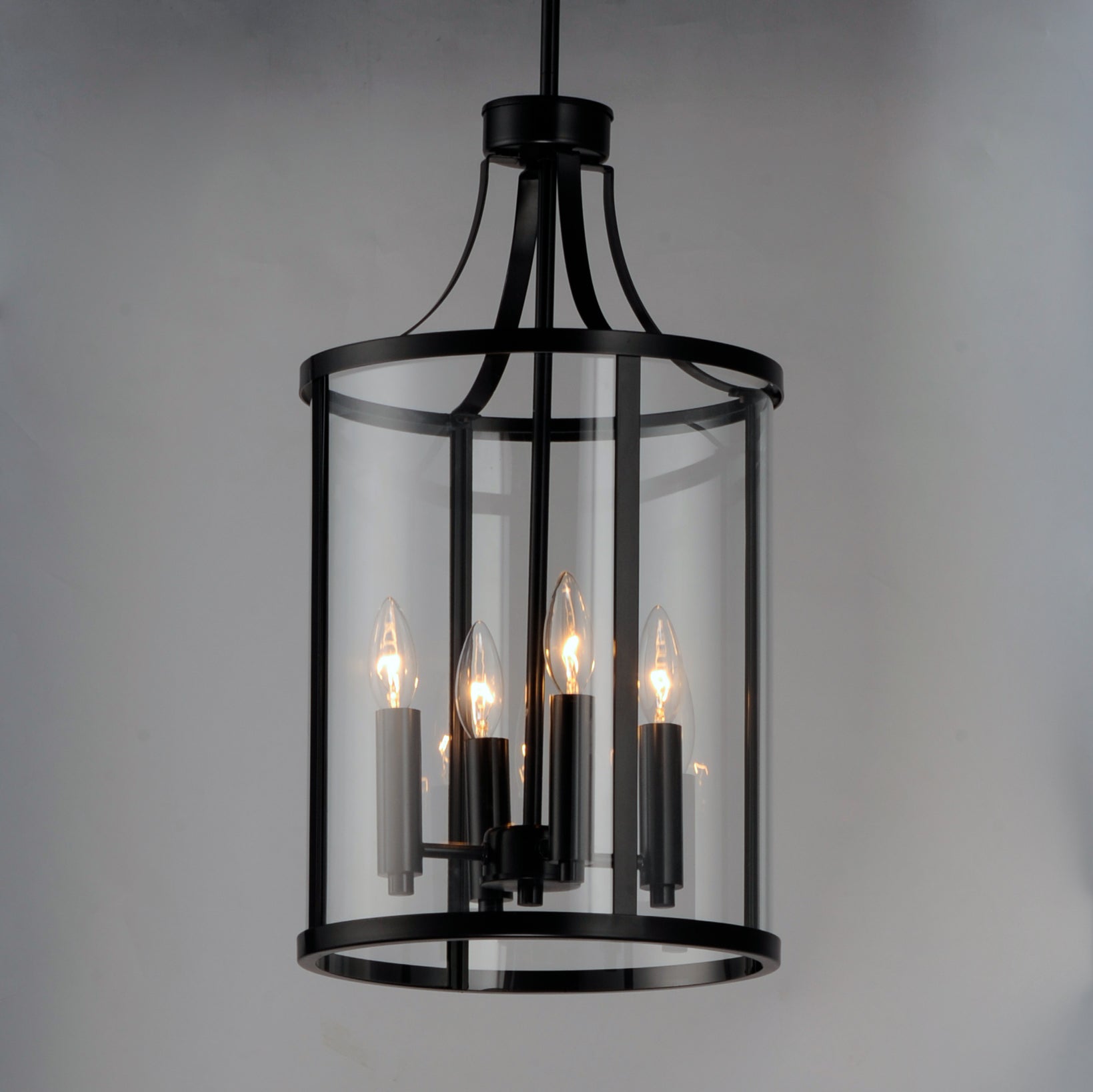 Sentinel 4-Light Pendant Black by Maxim Lighting