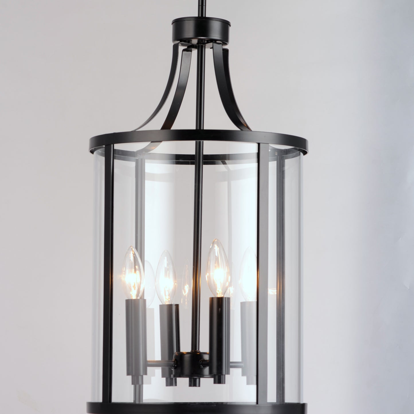 Sentinel 4-Light Pendant Black by Maxim Lighting