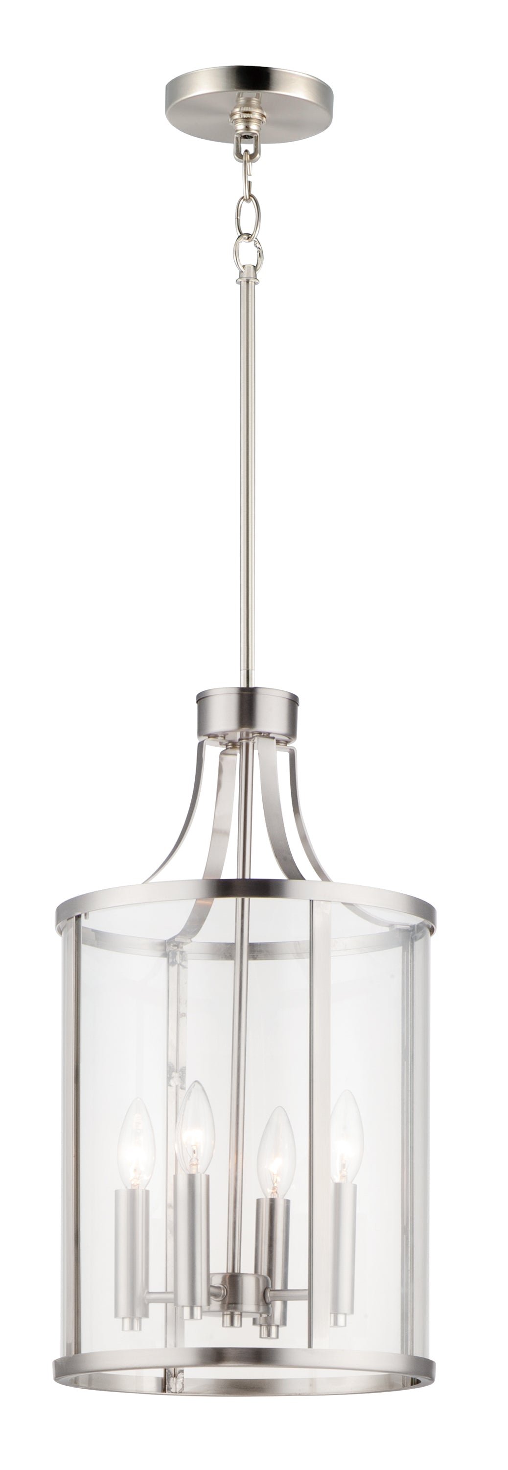 Sentinel 4-Light Pendant Satin Nickel by Maxim Lighting
