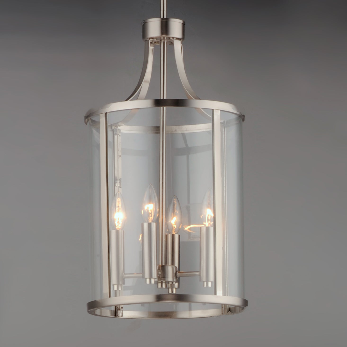 Sentinel 4-Light Pendant Satin Nickel by Maxim Lighting
