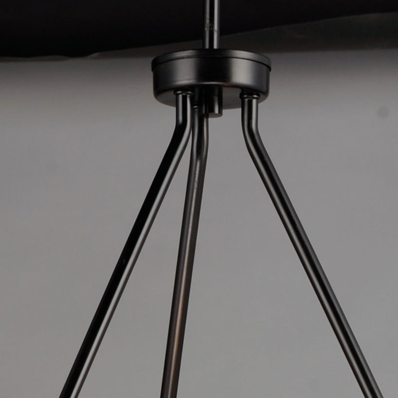 Sentinel 6-Light Chandelier Black by Maxim Lighting