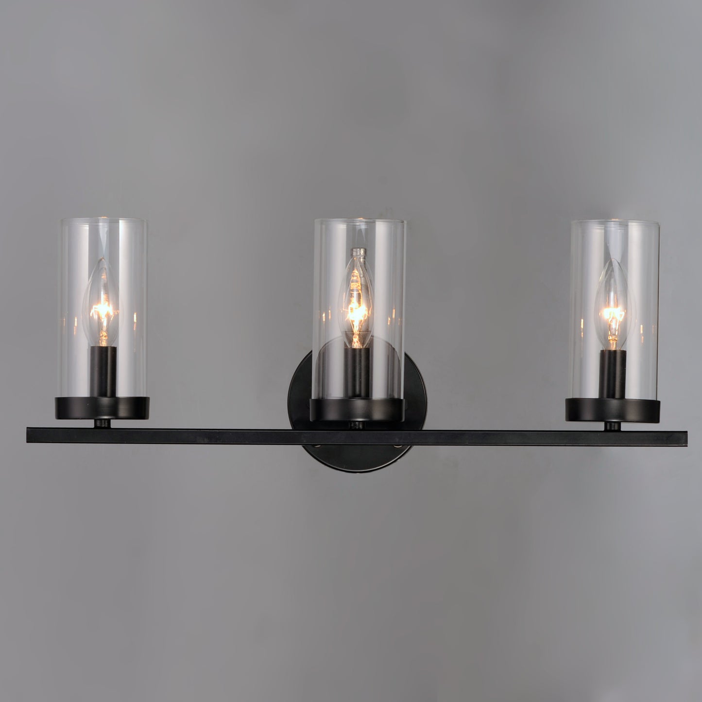 Sentinel 3-Light Bath Vanity Black by Maxim Lighting