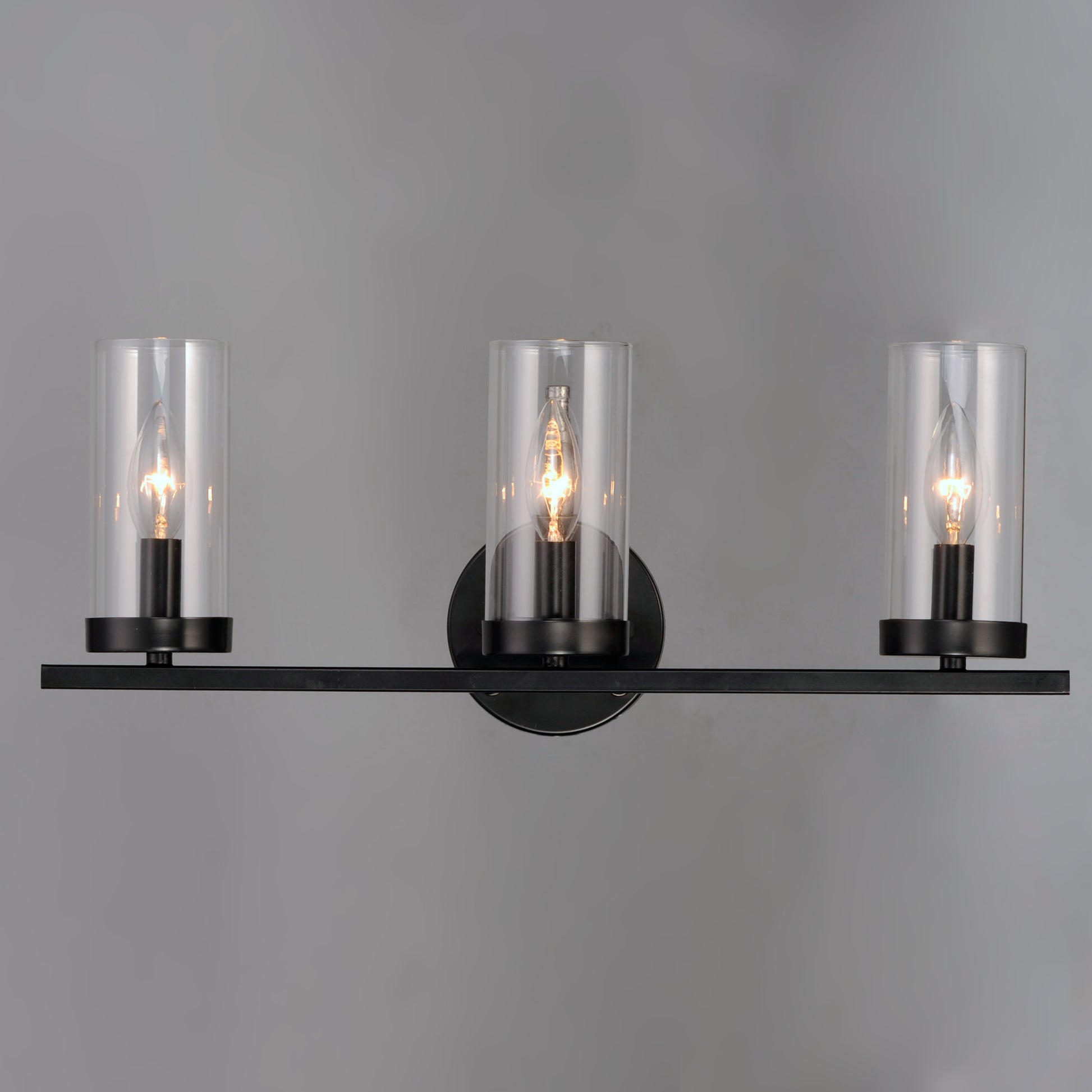 Sentinel 3-Light Bath Vanity Black by Maxim Lighting