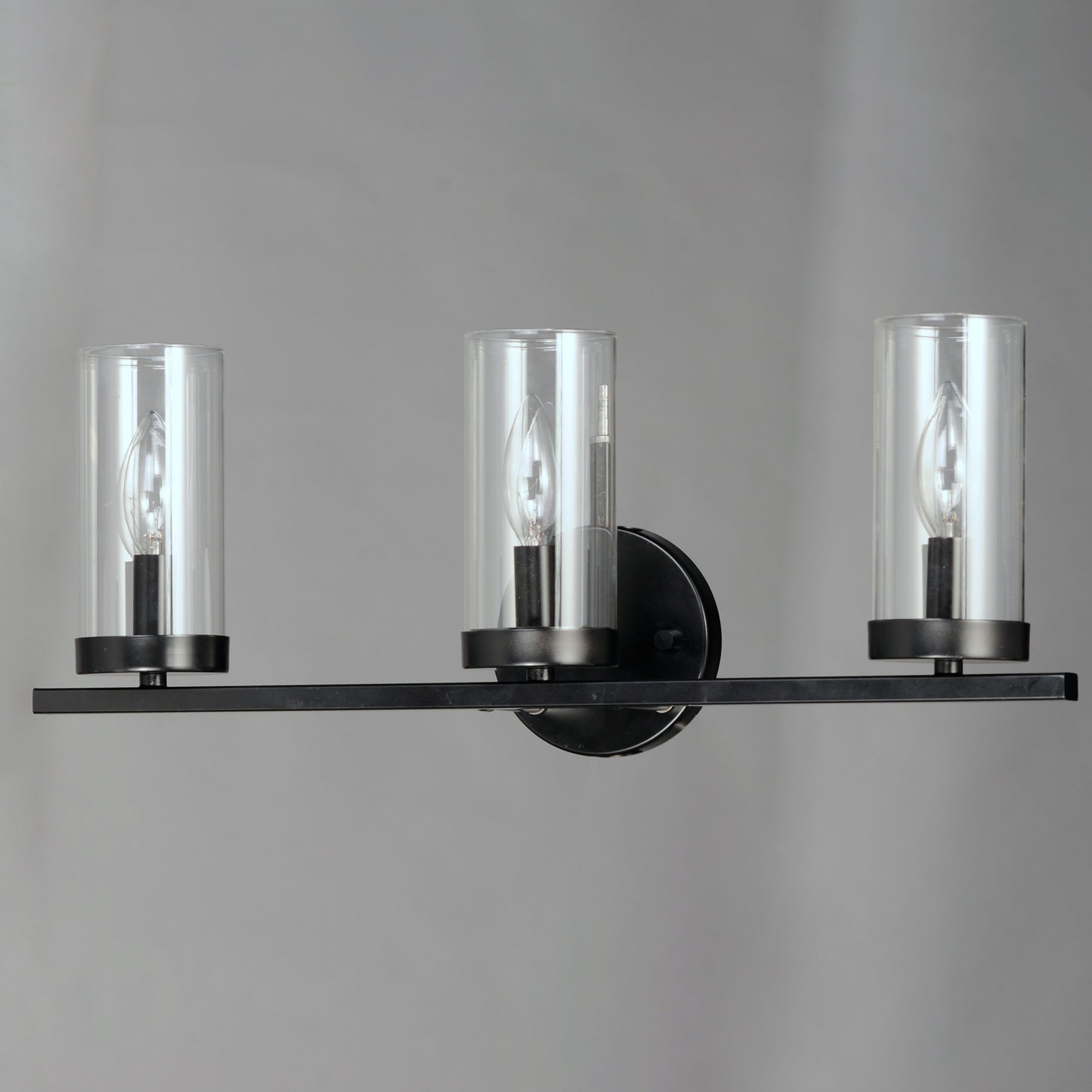 Sentinel 3-Light Bath Vanity Black by Maxim Lighting
