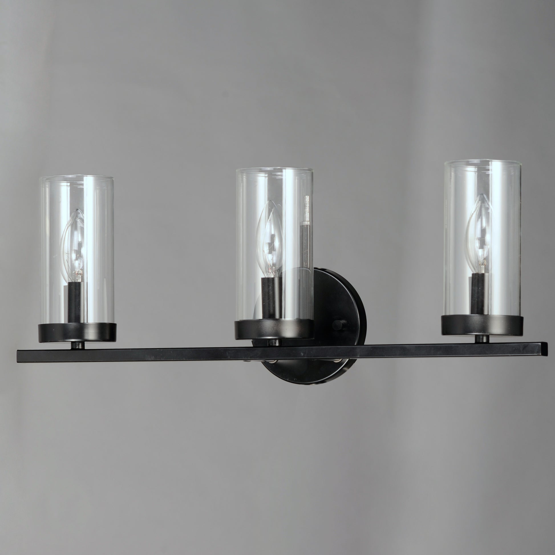 Sentinel 3-Light Bath Vanity Black by Maxim Lighting