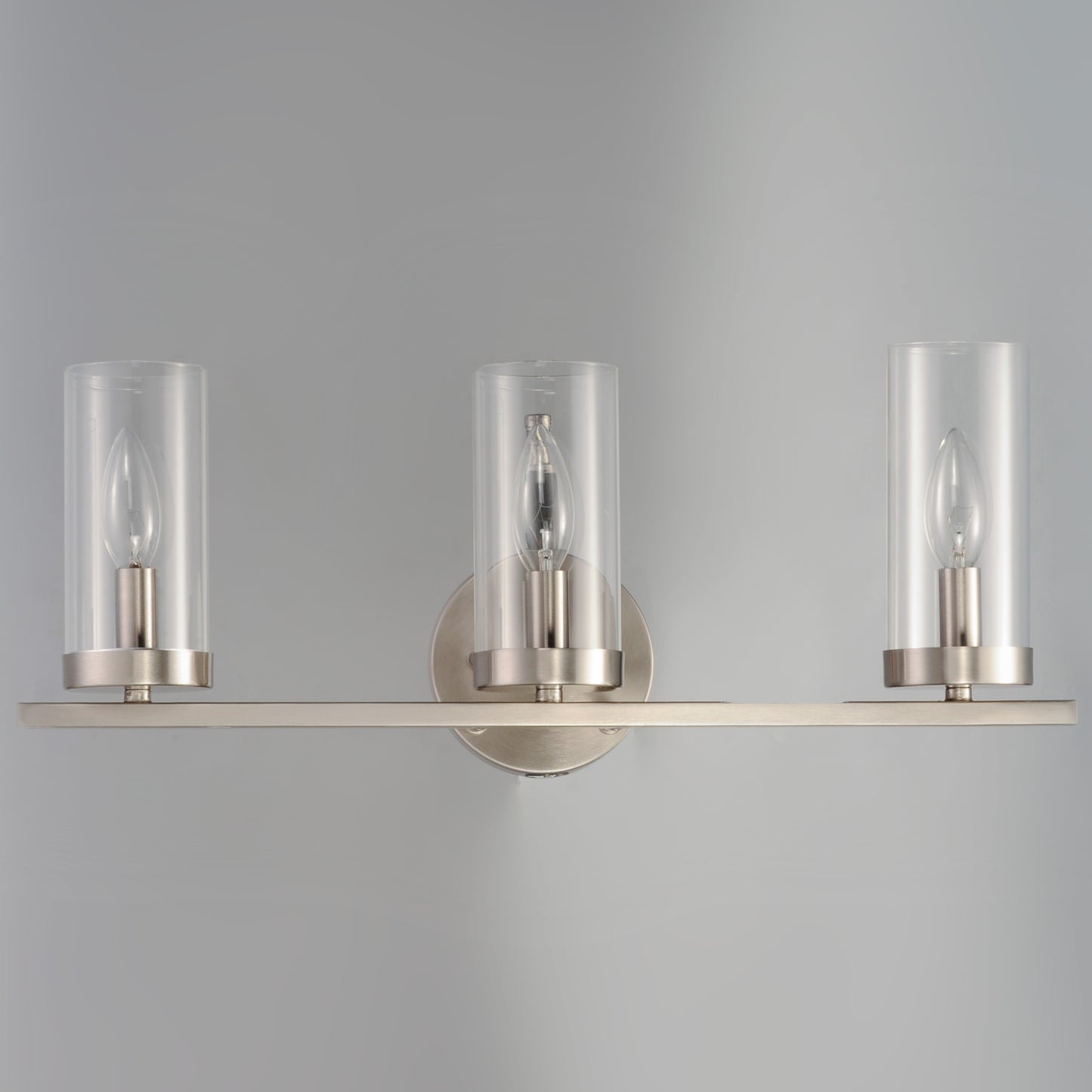 Sentinel 3-Light Bath Vanity Satin Nickel by Maxim Lighting