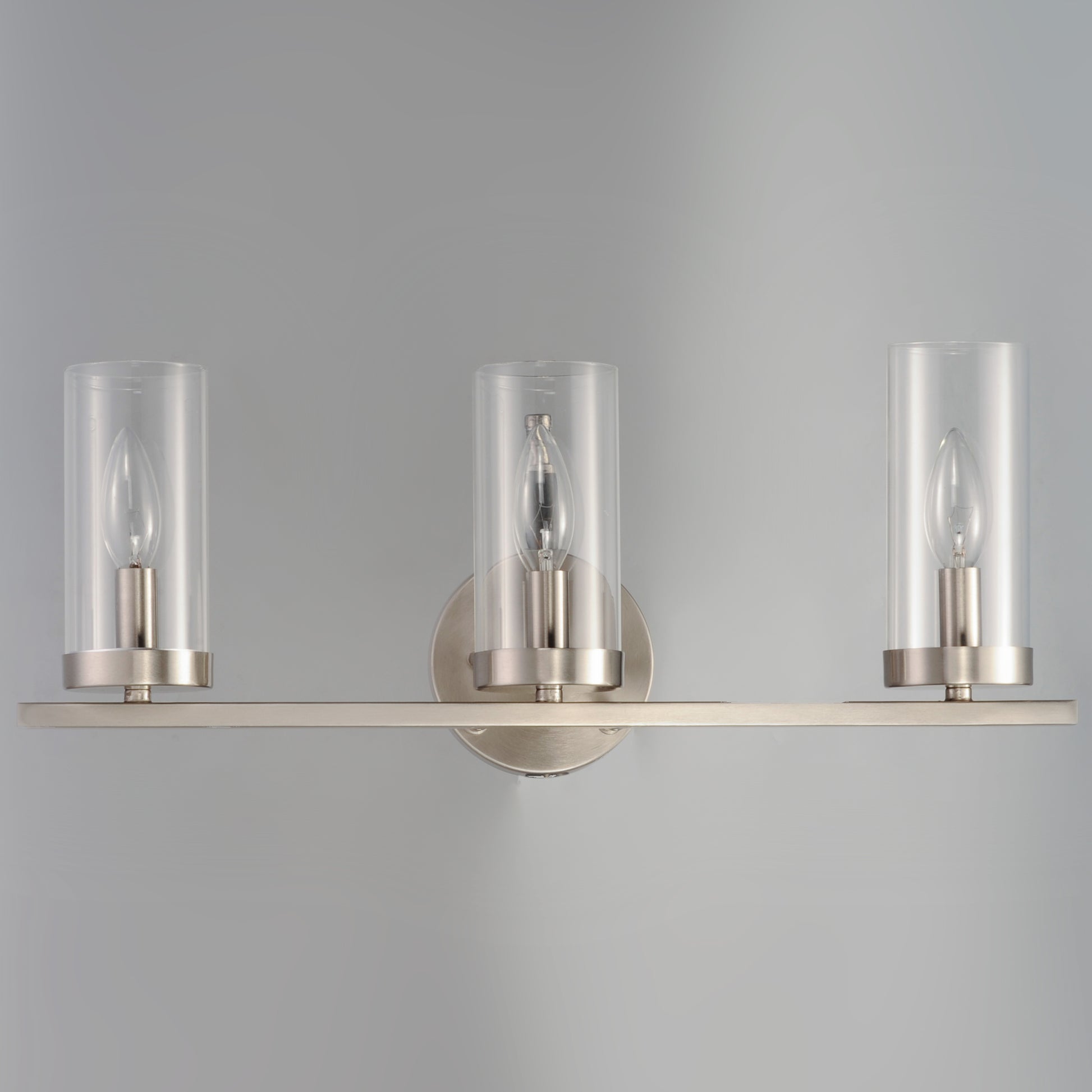 Sentinel 3-Light Bath Vanity Satin Nickel by Maxim Lighting