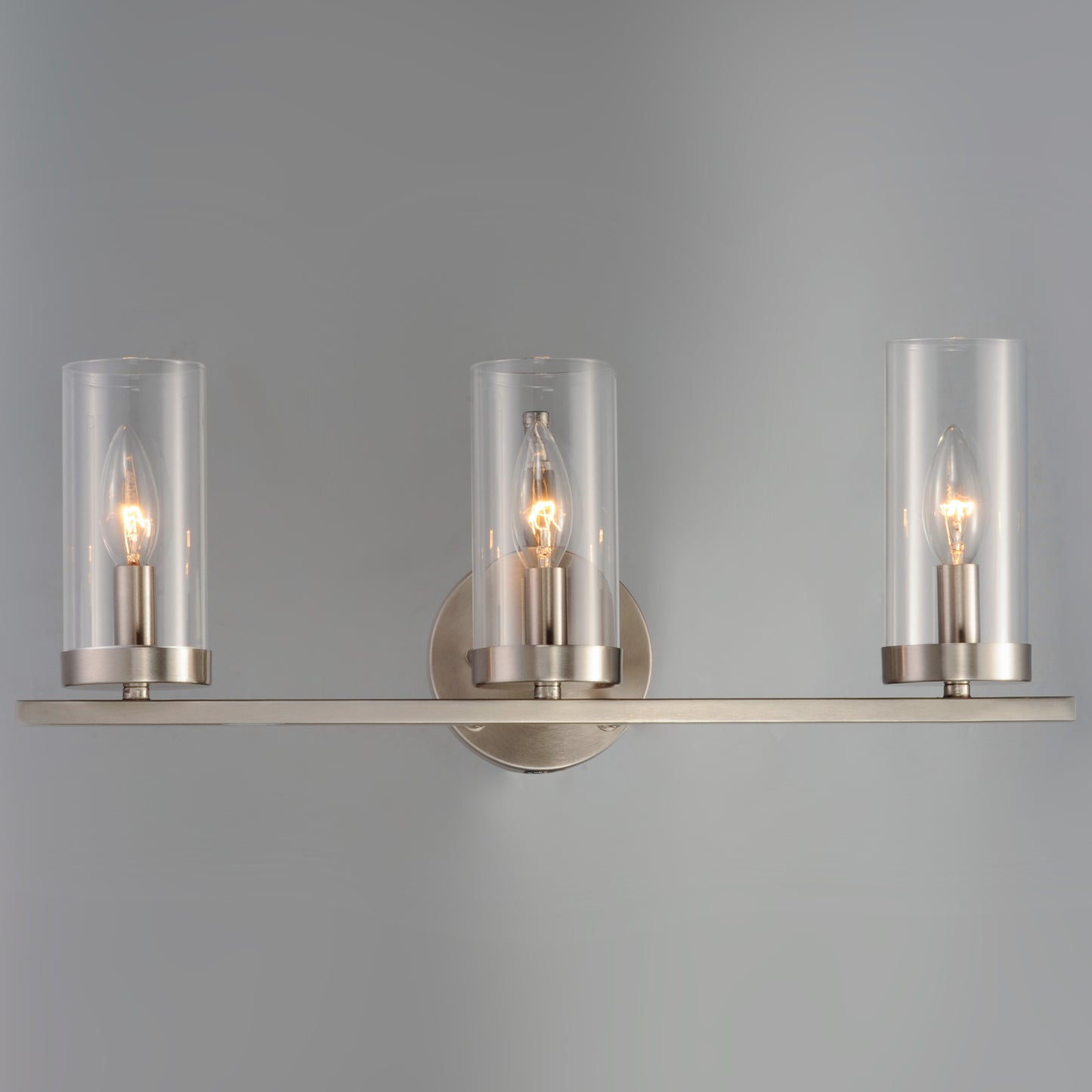 Sentinel 3-Light Bath Vanity Satin Nickel by Maxim Lighting