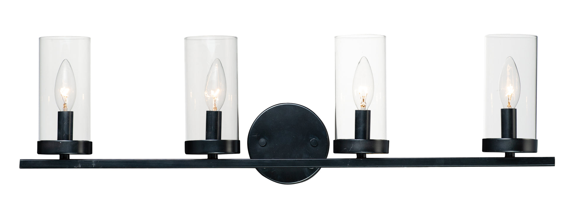Sentinel 4-Light Bath Vanity Black by Maxim Lighting