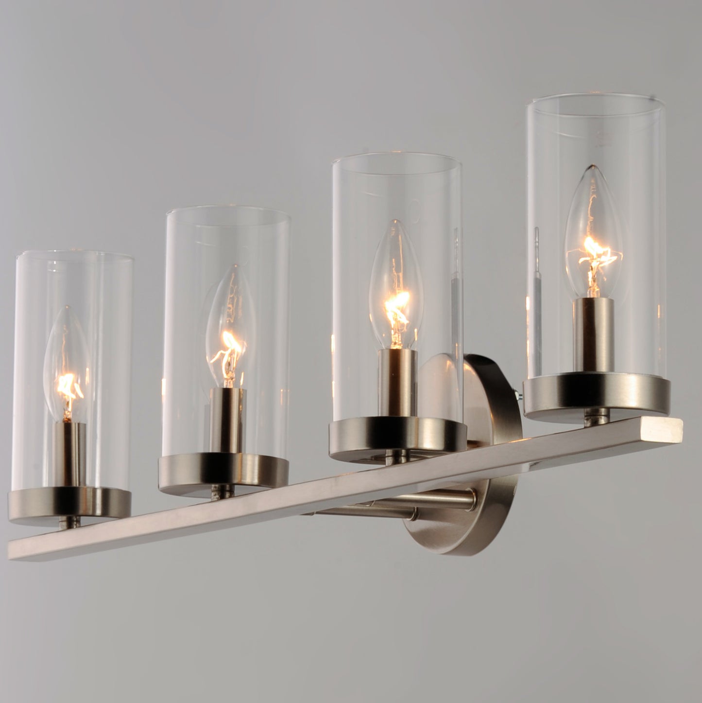 Sentinel 4-Light Bath Vanity Satin Nickel by Maxim Lighting