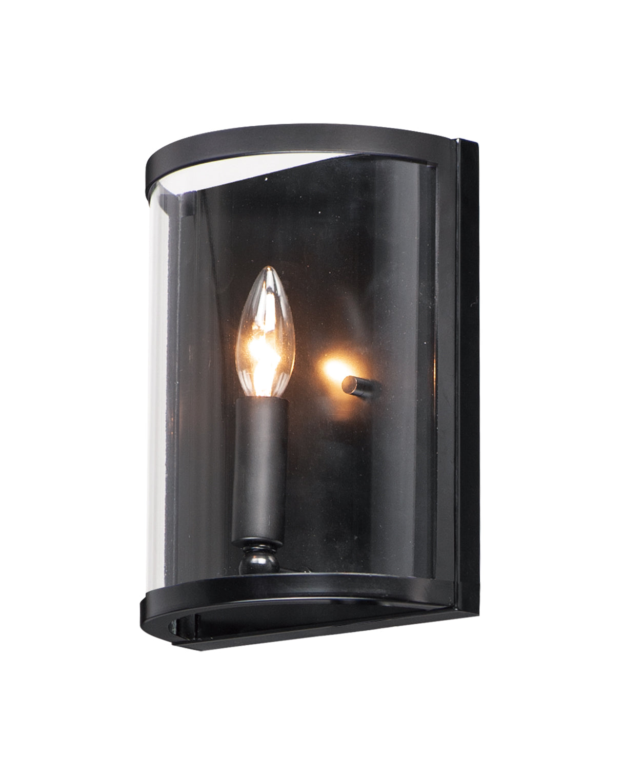 Sentinel Wall Sconce Black by Maxim Lighting