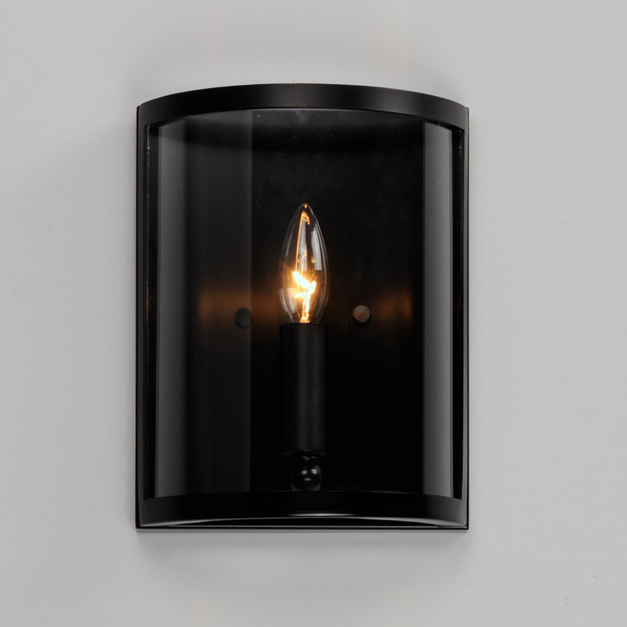 Sentinel Wall Sconce Black by Maxim Lighting
