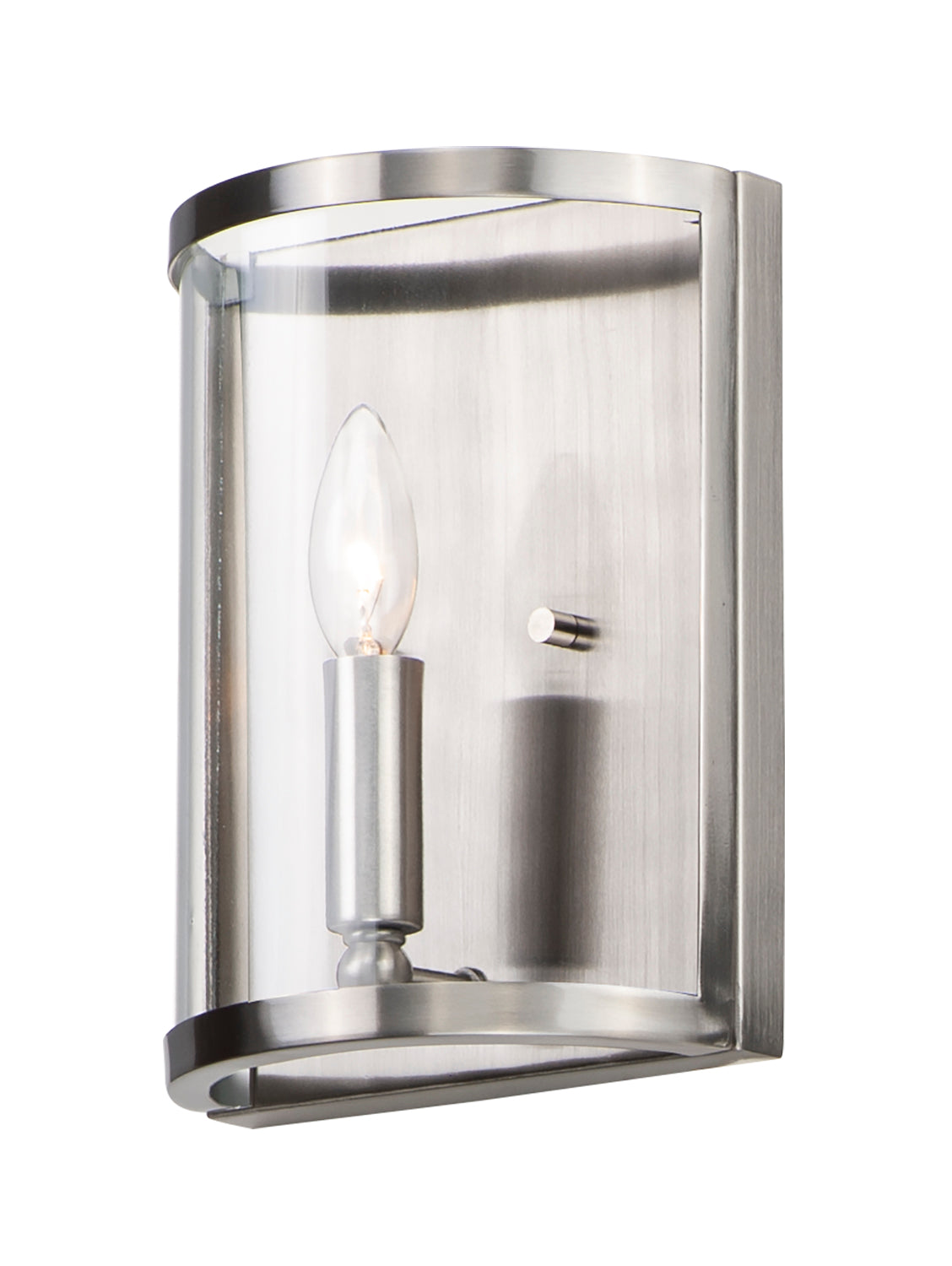 Sentinel Wall Sconce Satin Nickel by Maxim Lighting