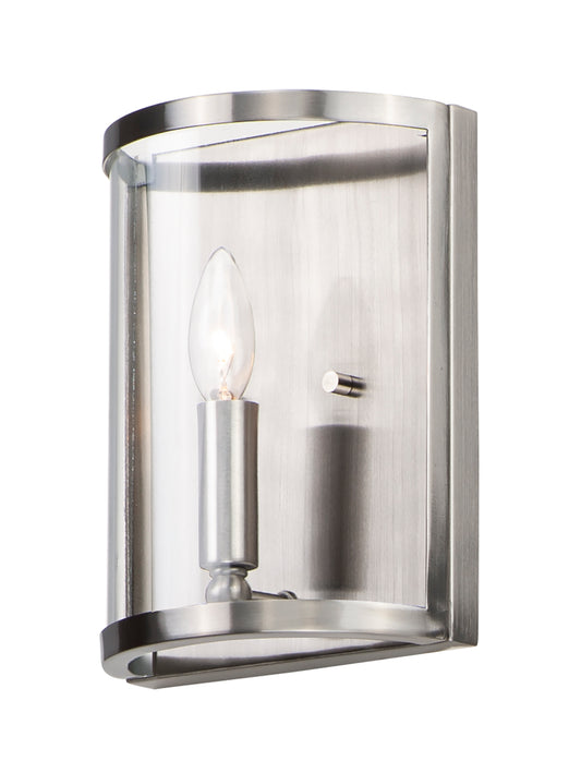 Sentinel Wall Sconce Satin Nickel by Maxim Lighting