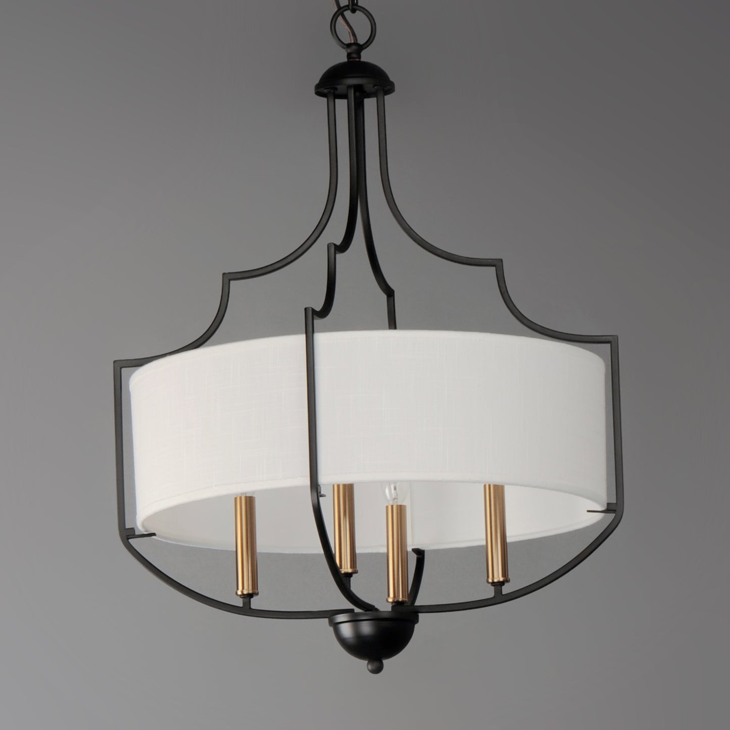Savant 4-Light Chandelier Bronze/Antique Brass by Maxim Lighting